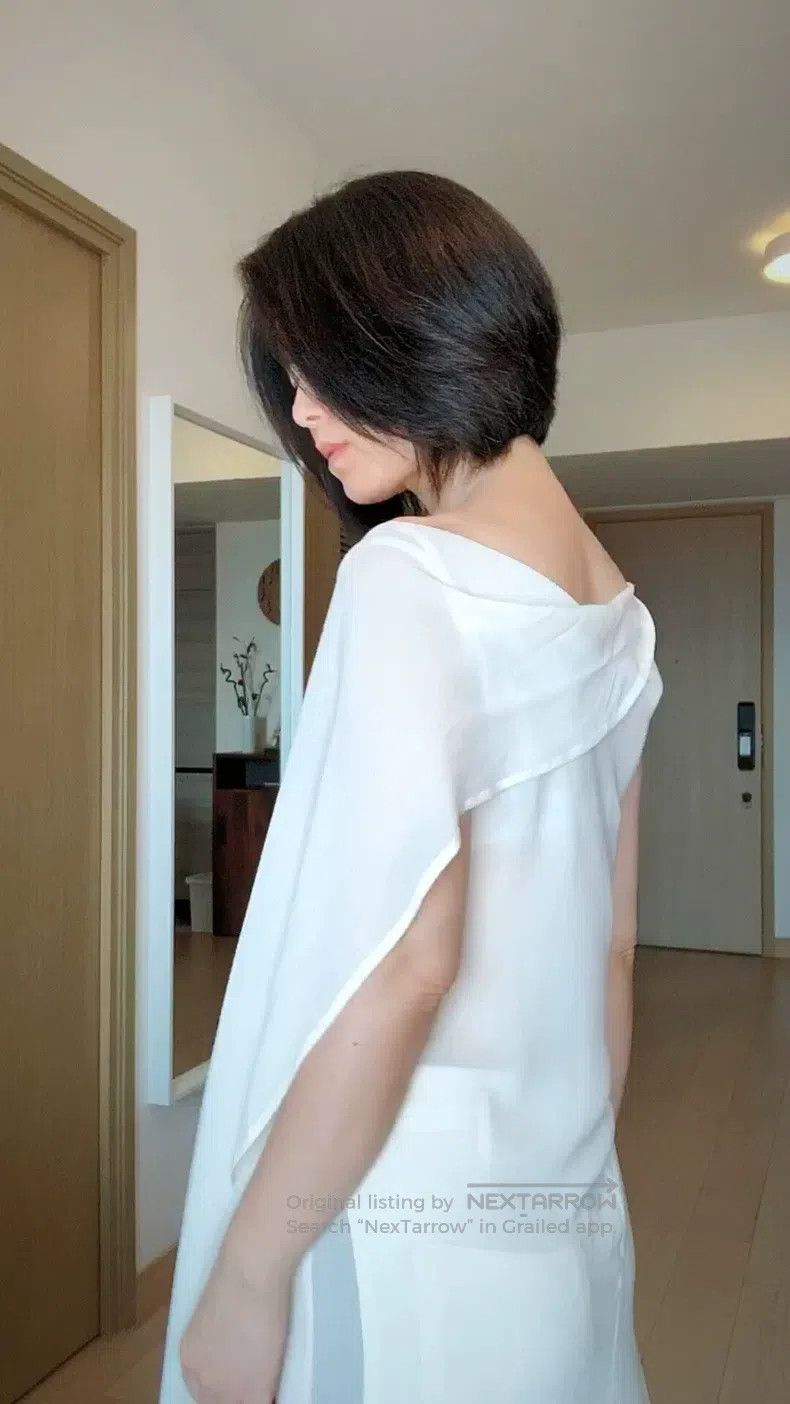 Ann Demeulemeester Ann Demeulemeester Asymmetrical Silk Long Vest Size XXS / US 00 / IT 34 - 1 Thumbnail