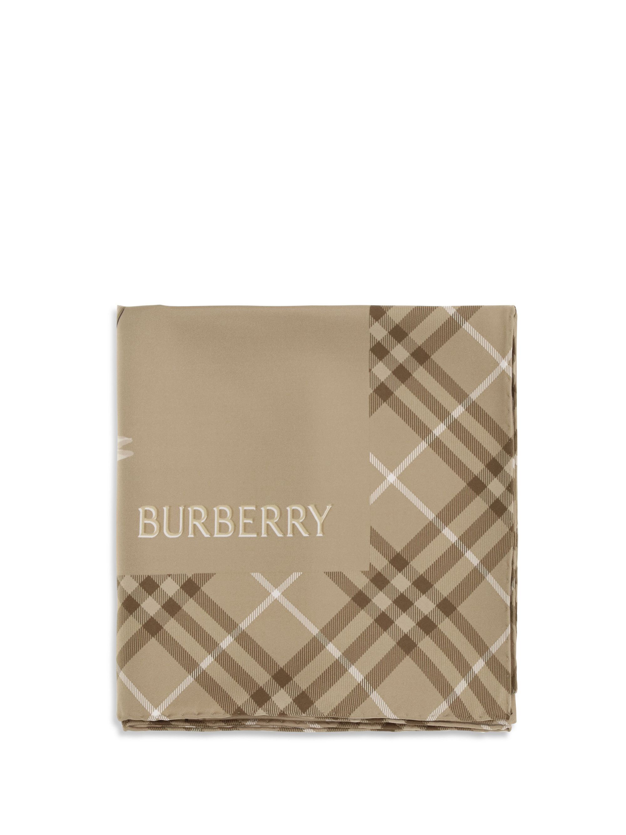 Burberry Silk Scarf with Archive Equestrian Knight Size ONE SIZE - 1 Thumbnail