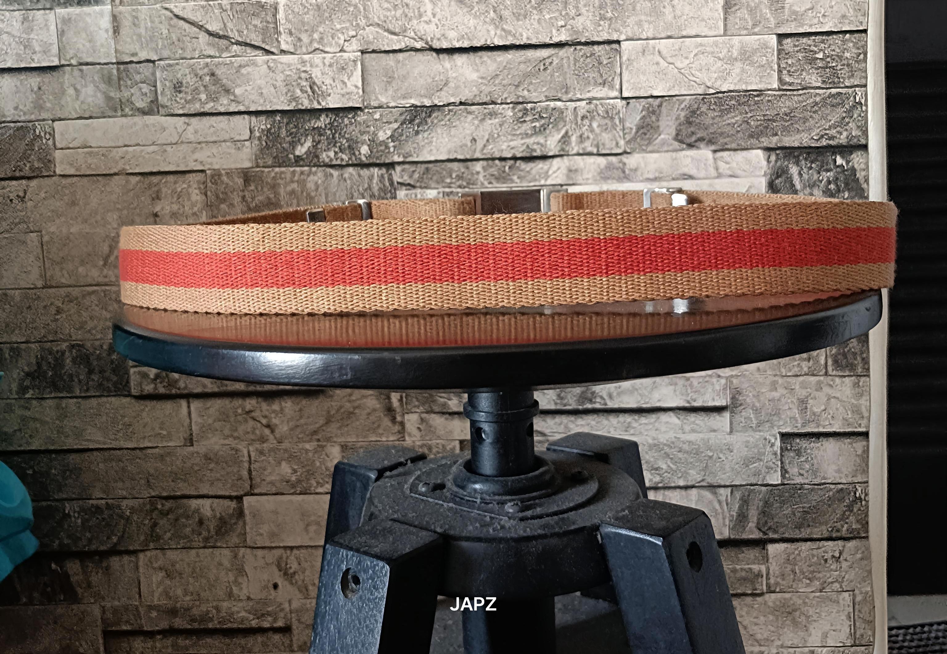 Gucci Vintage Gucci stripe interlocking canvas belt Size ONE SIZE - 6 Thumbnail