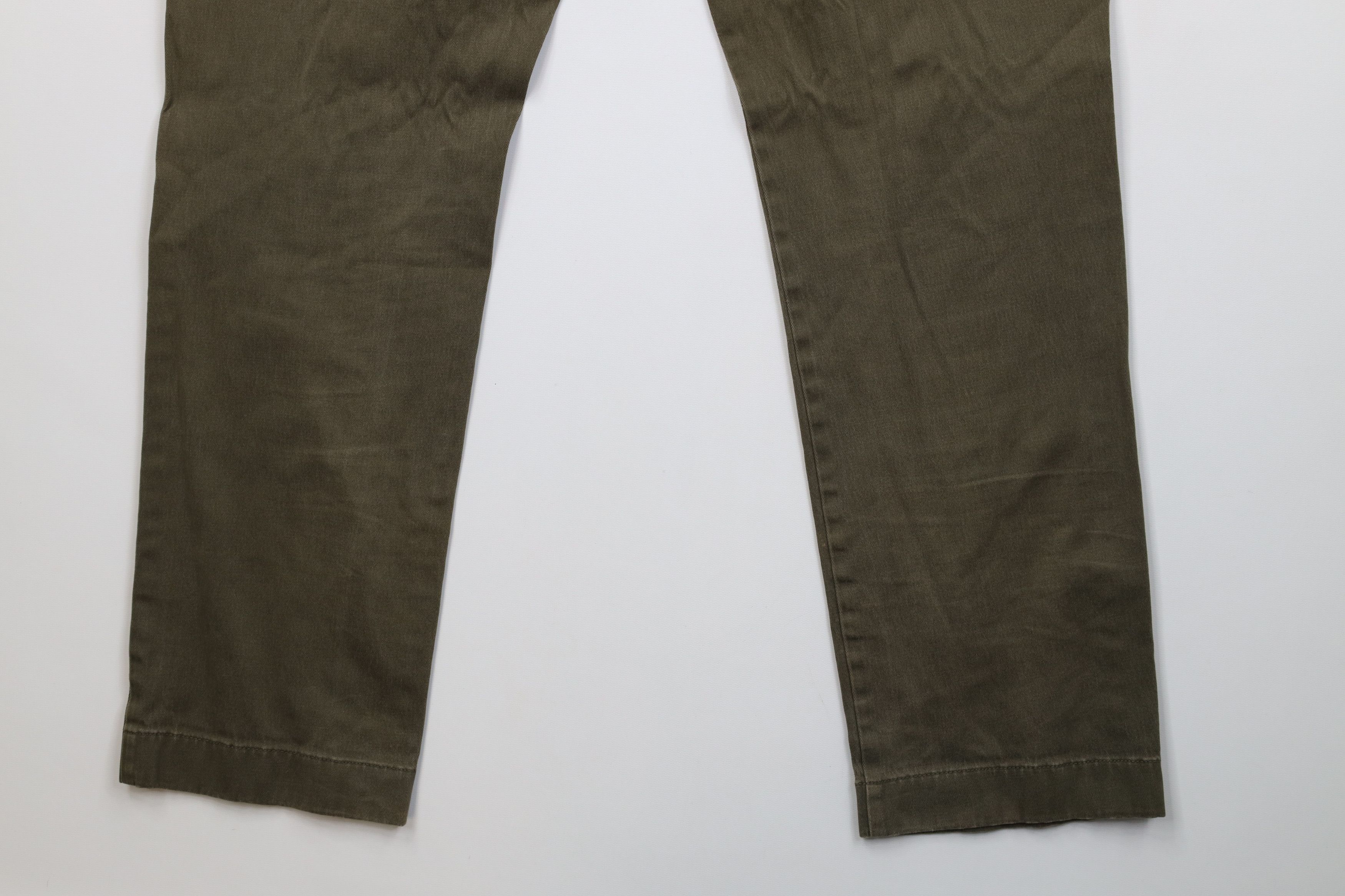 J.Crew J Crew 770 Straight Leg Stretch Chino Pants Olive Green Size US 33 - 15 Thumbnail