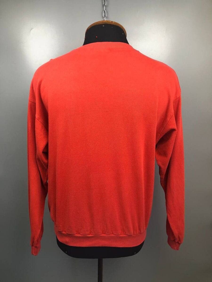 Lacoste Lacoste Big Logo Red Vintage Sweatshirt Made in France Size US L / EU 52-54 / 3 - 2 Thumbnail