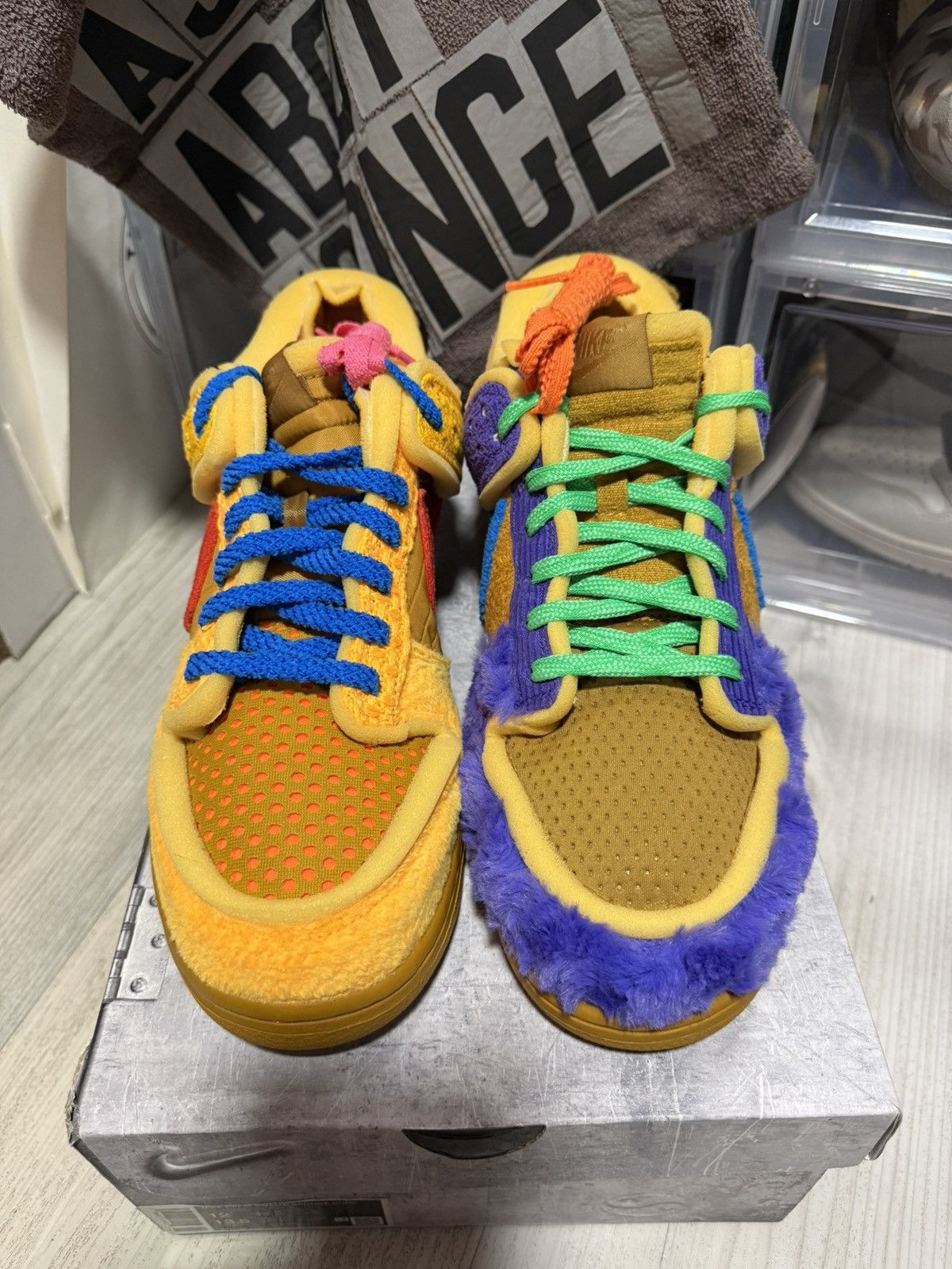 Cactus Plant Flea Market × Nike CPFM x Nike Dunk Low Swamp Sponge Psychic Purple Size US 12 / EU 45 - 4 Thumbnail