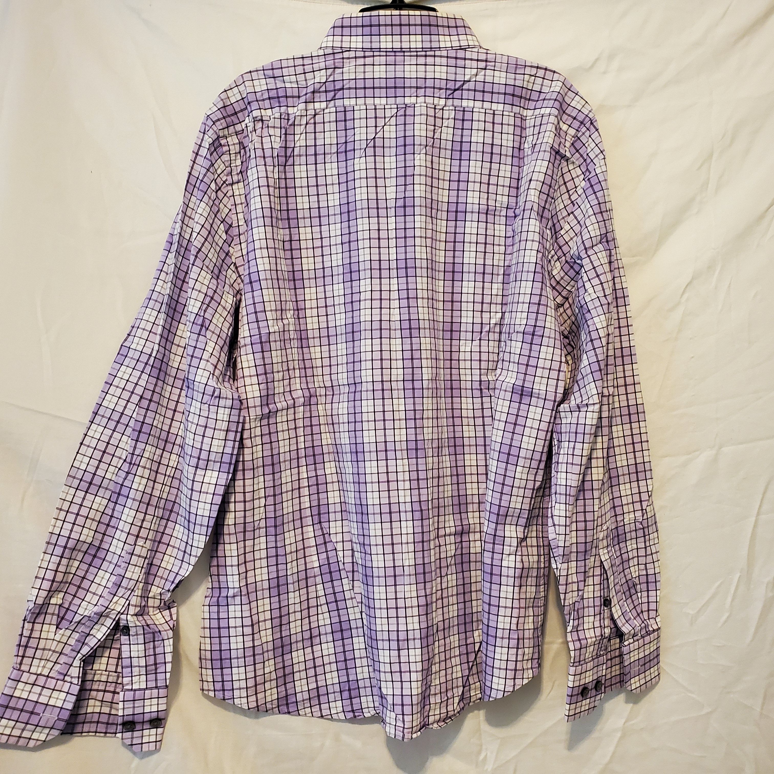 Express Express Men's XL Fitted Button shirt Size US XL / EU 56 / 4 - 4 Thumbnail