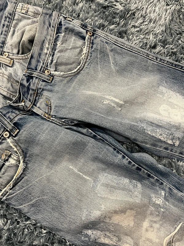 Japanese Brand Layered Distressed Denim Y2K Size US 29 - 7 Thumbnail