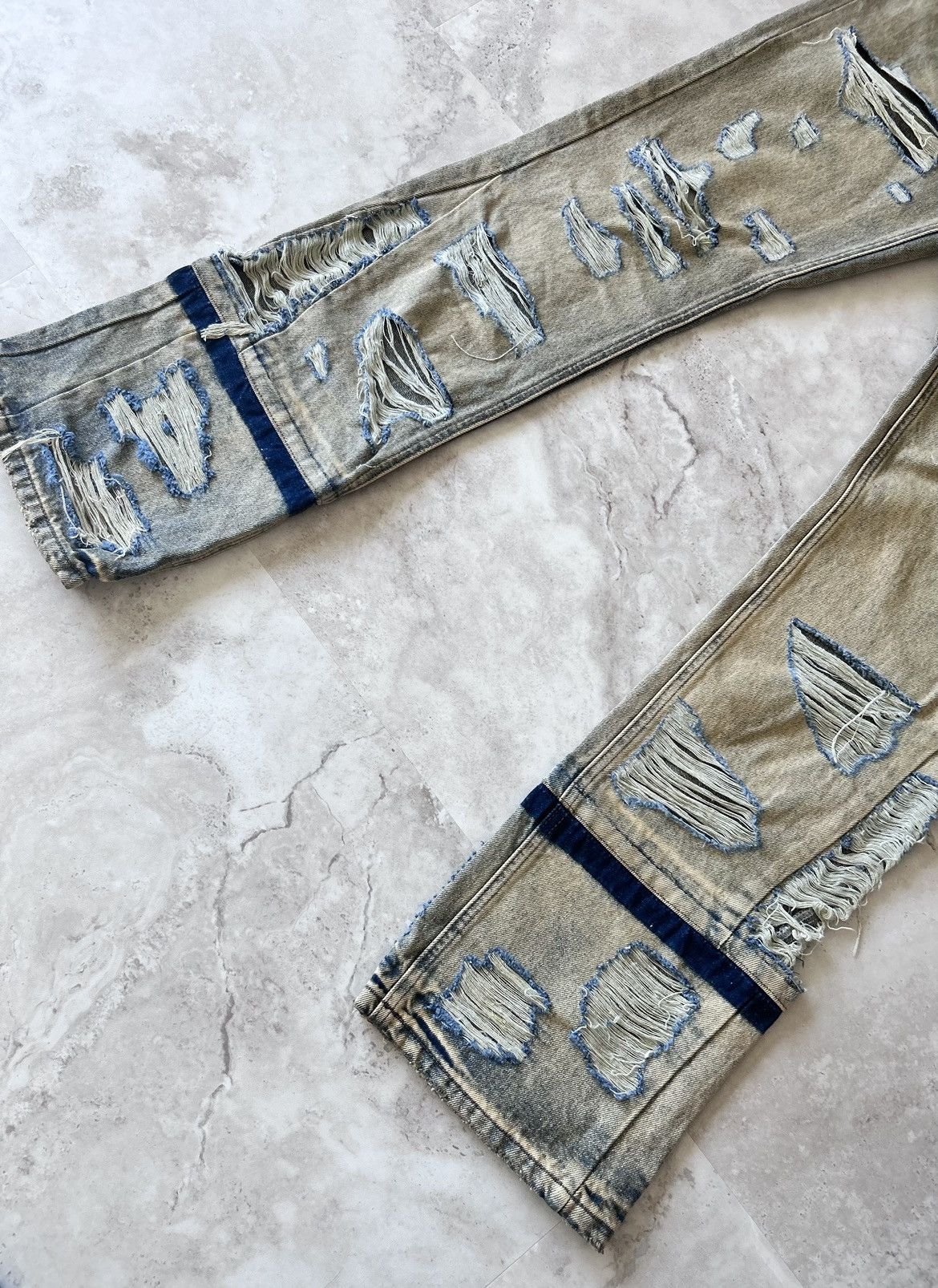 Who Decides War Who Decides War Denim Washed Blue Size 30 Size US 30 / EU 46 - 2 Thumbnail