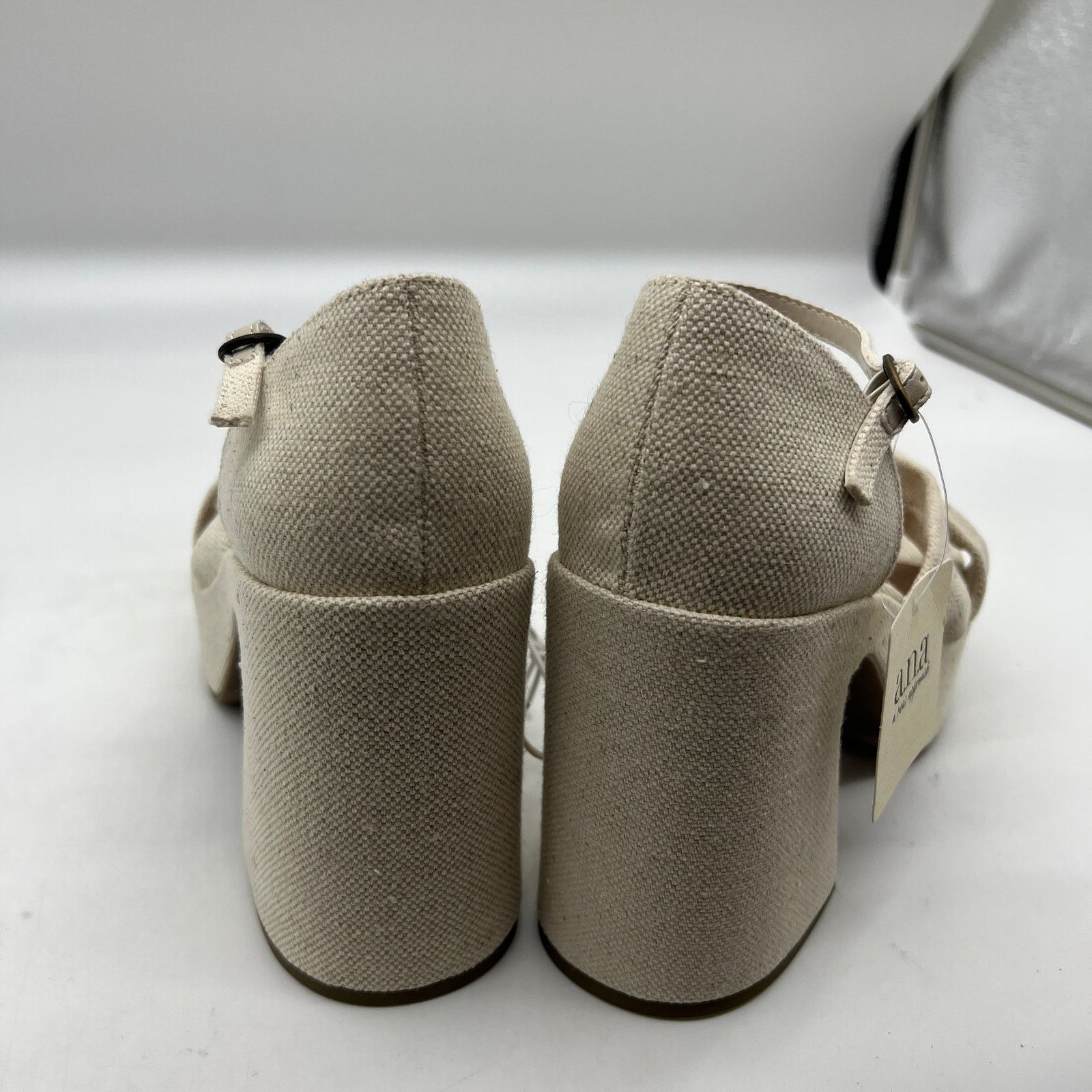 Other a.n.a Womens Holland Heeled Sandals Denim Platform Size US 8.5 / IT 38.5 - 7 Thumbnail