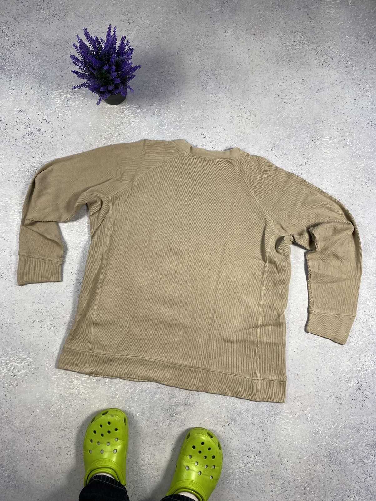 Nike × Vintage Vintage Nike Drill Sweatshirt With Mini Logo Size Large Size US L / EU 52-54 / 3 - 8 Thumbnail