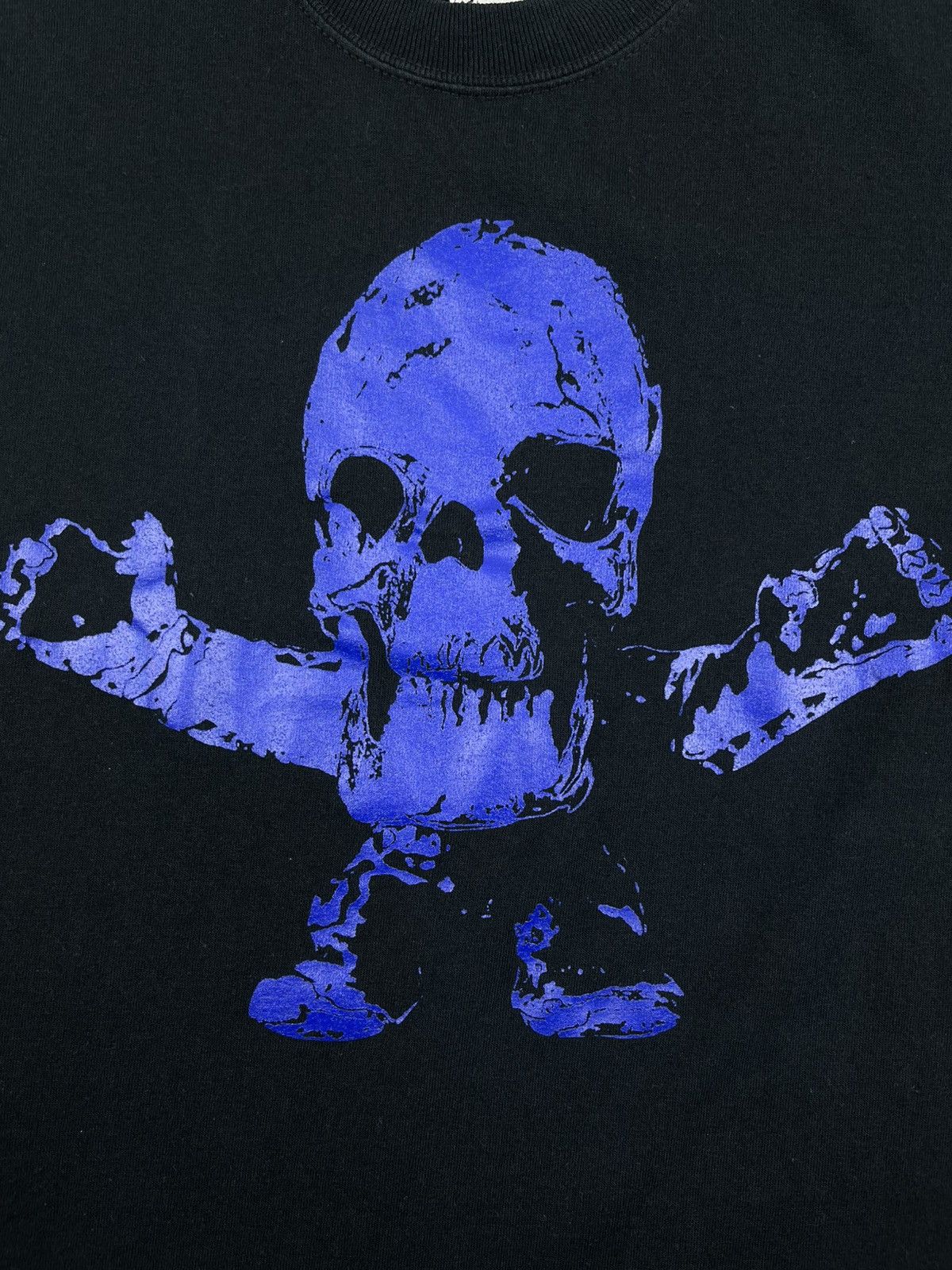 Chrome Hearts Chrome Hearts Vintage Blue Foti Skull Baby Cropped Tshirt Size M / US 6-8 / IT 42-44 - 3 Thumbnail