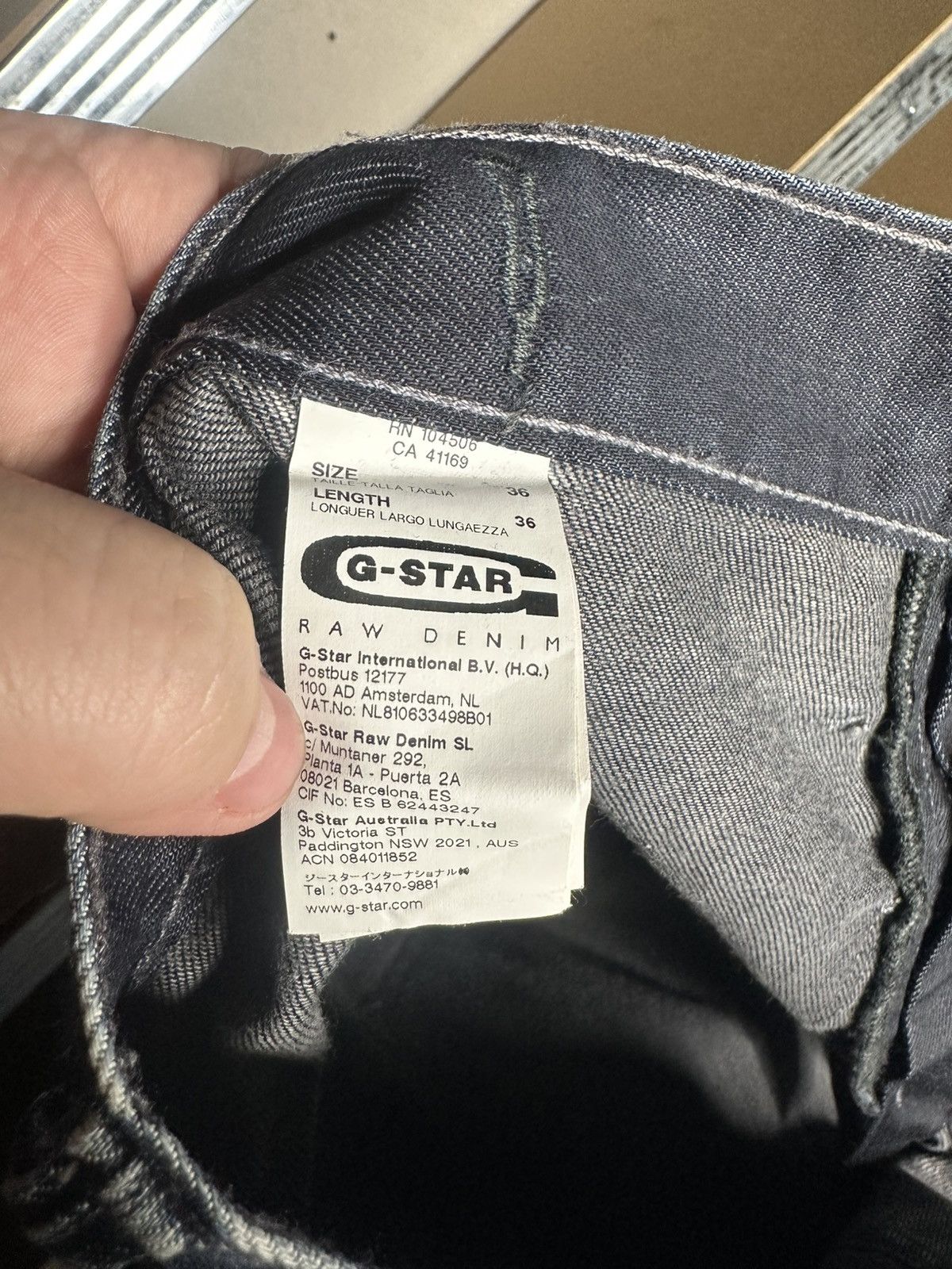 G-Star G-Star Raw Rarest Punk Denim Jeans Pants Size 36 Size US 36 / EU 52 - 3 Thumbnail