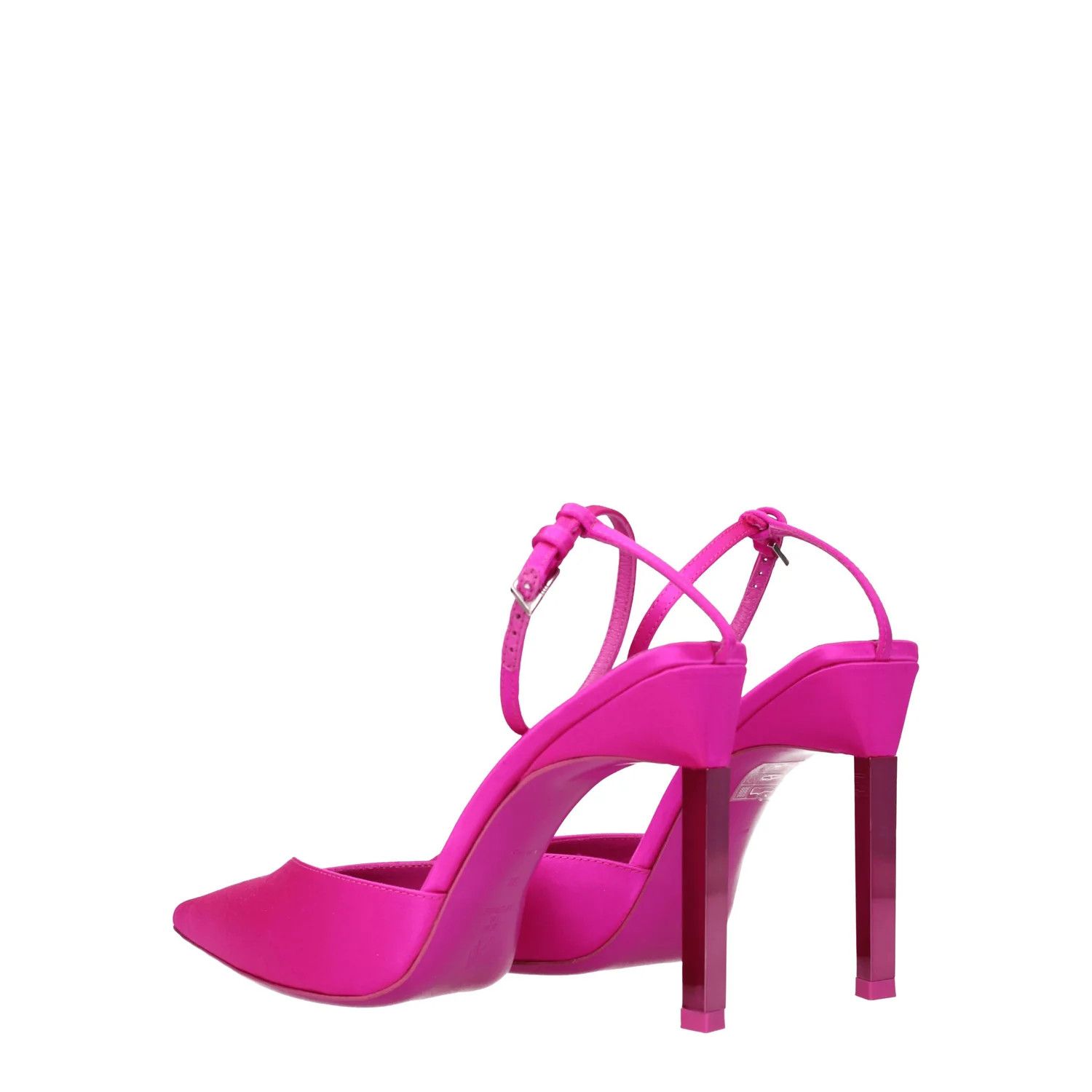 The Attico ob1o1e1224 Satin Sandals in Fuchsia Size US 8 / IT 38 - 4 Thumbnail