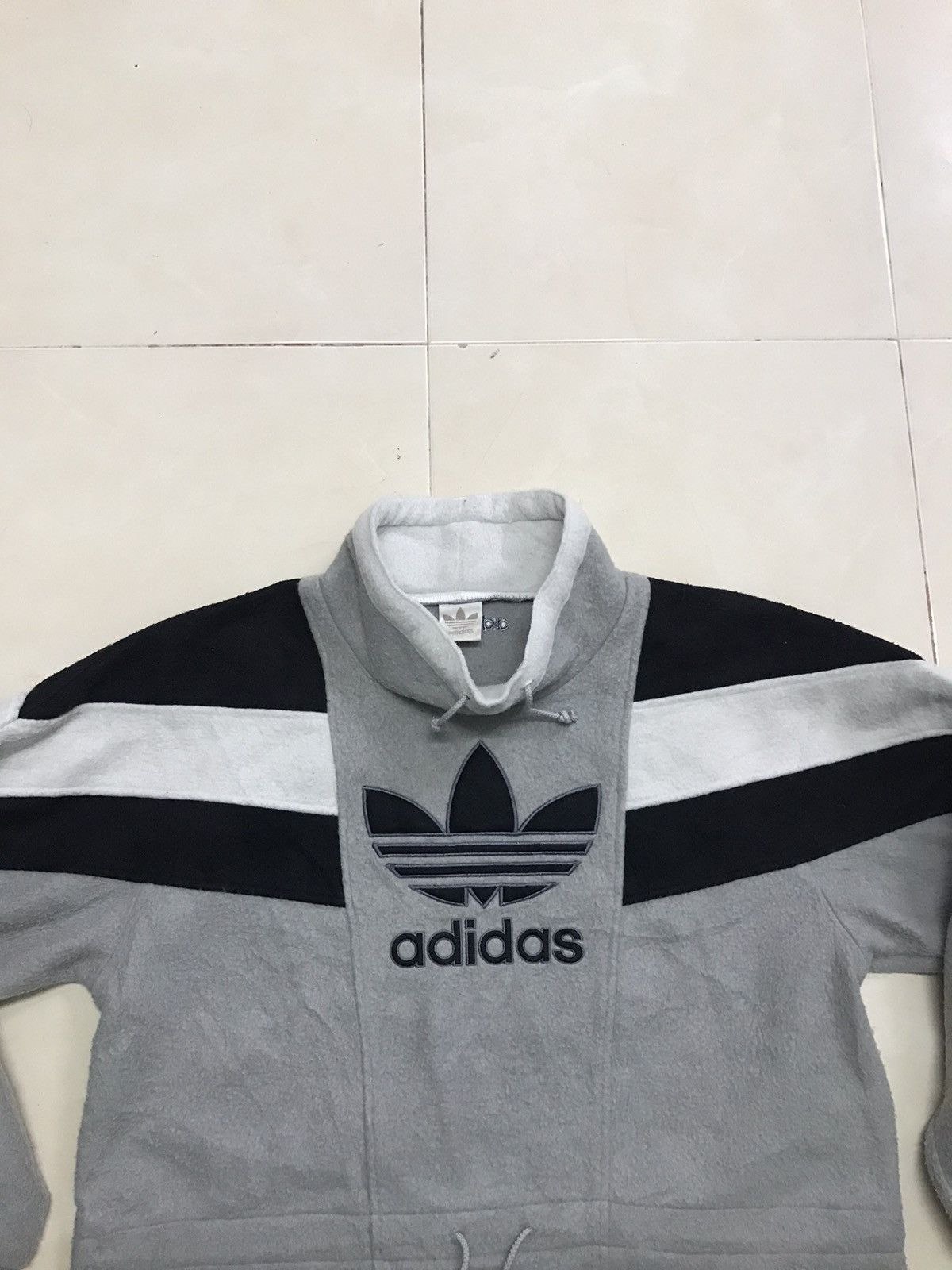 Adidas VINTAGE ADIDAS BIG LOGO SHERPA Size US L / EU 52-54 / 3 - 5 Thumbnail