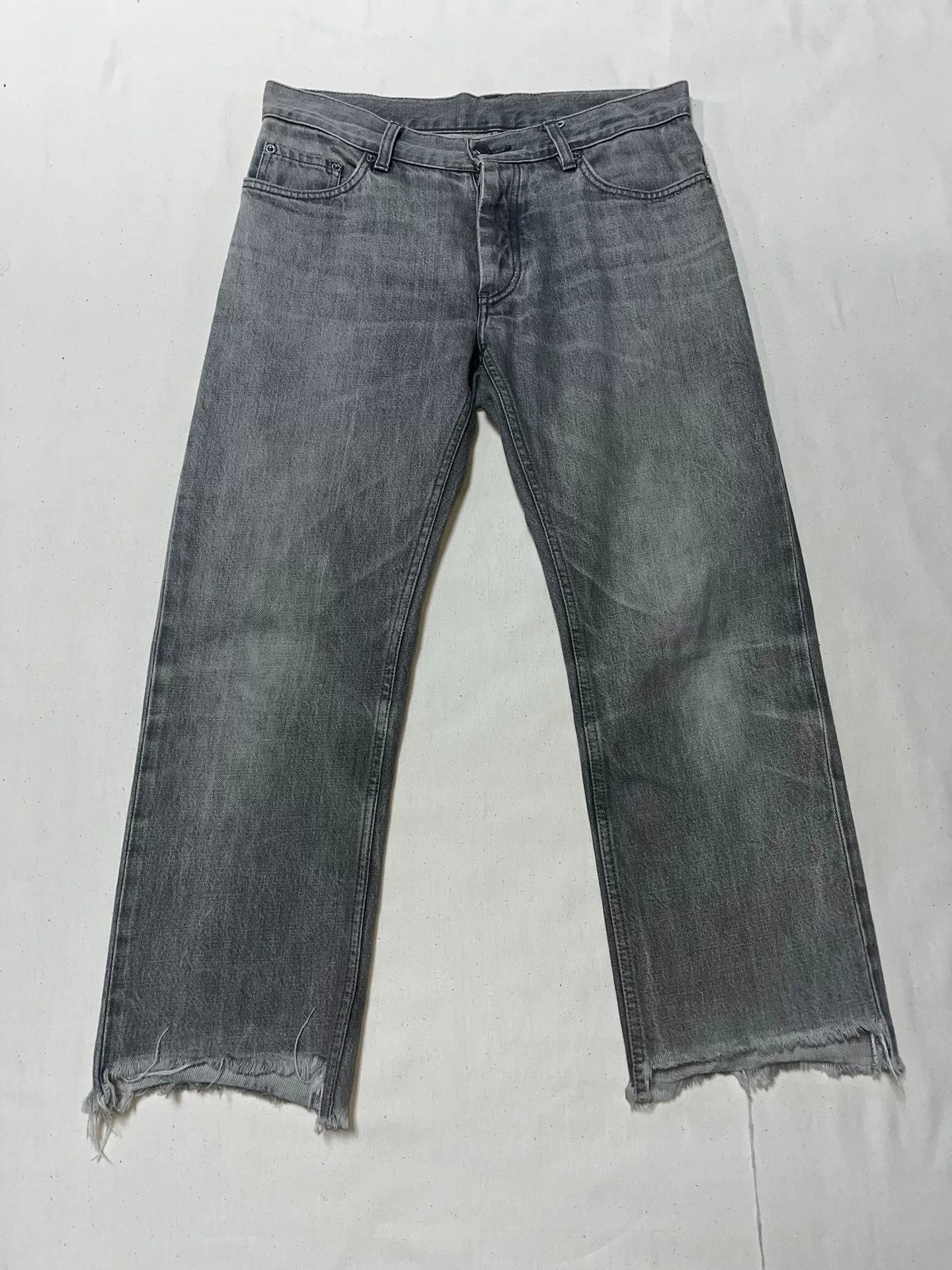 Helmut Lang Helmut Lang Frayed Denim Pants Size M Size US 32 / EU 48 - 1 Thumbnail