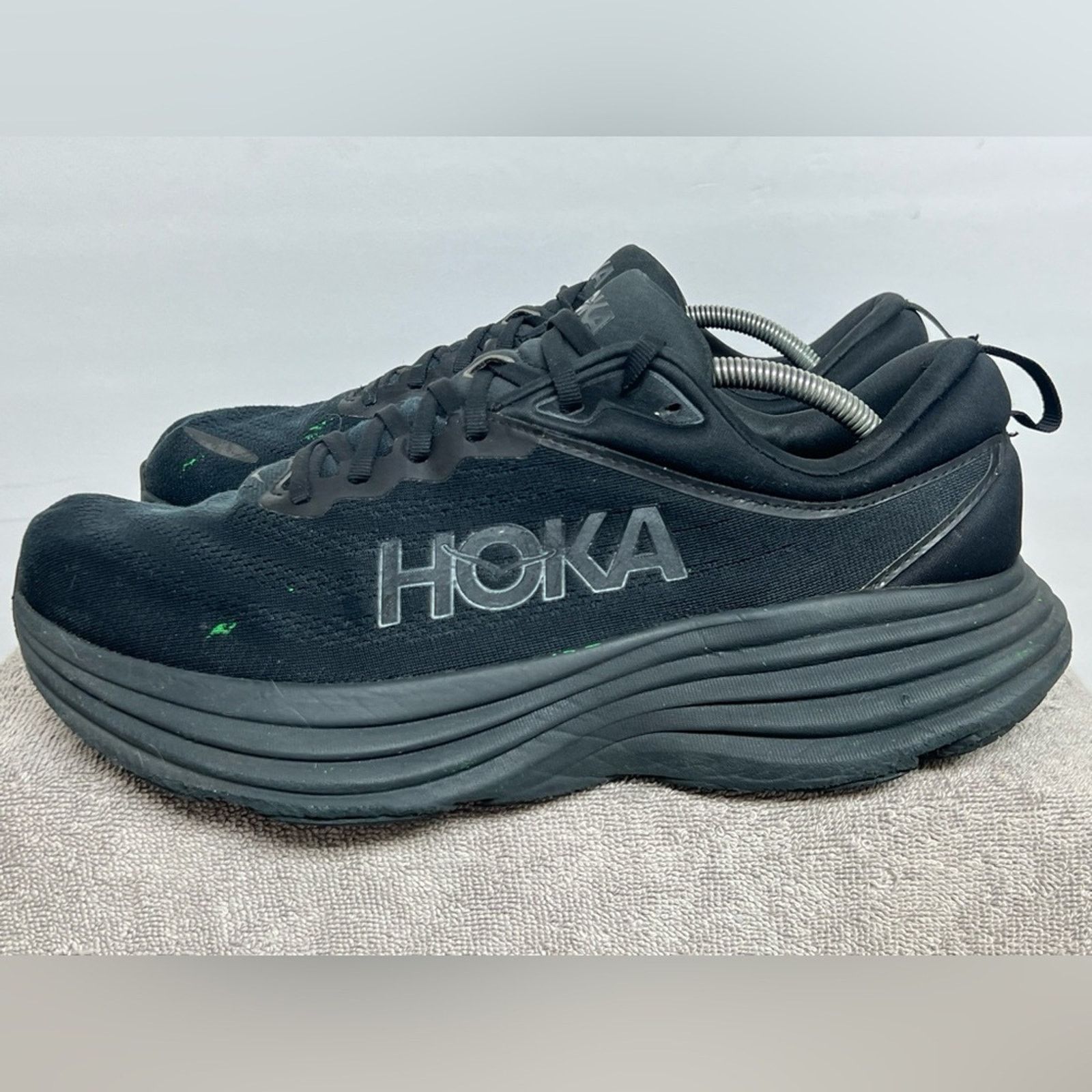 Hoka Hoka One One Bondi 8 Mens 11.5 4E X-Wide Triple Black Shoes Size US 11.5 / EU 44-45 - 1 Thumbnail