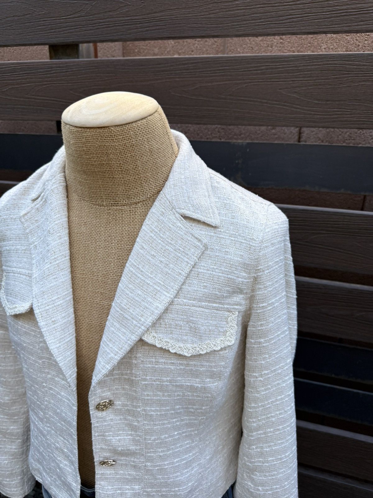 Other Chic Halogen Textured Tweed Blazer – Size Medium Size M / US 6-8 / IT 42-44 - 4 Thumbnail