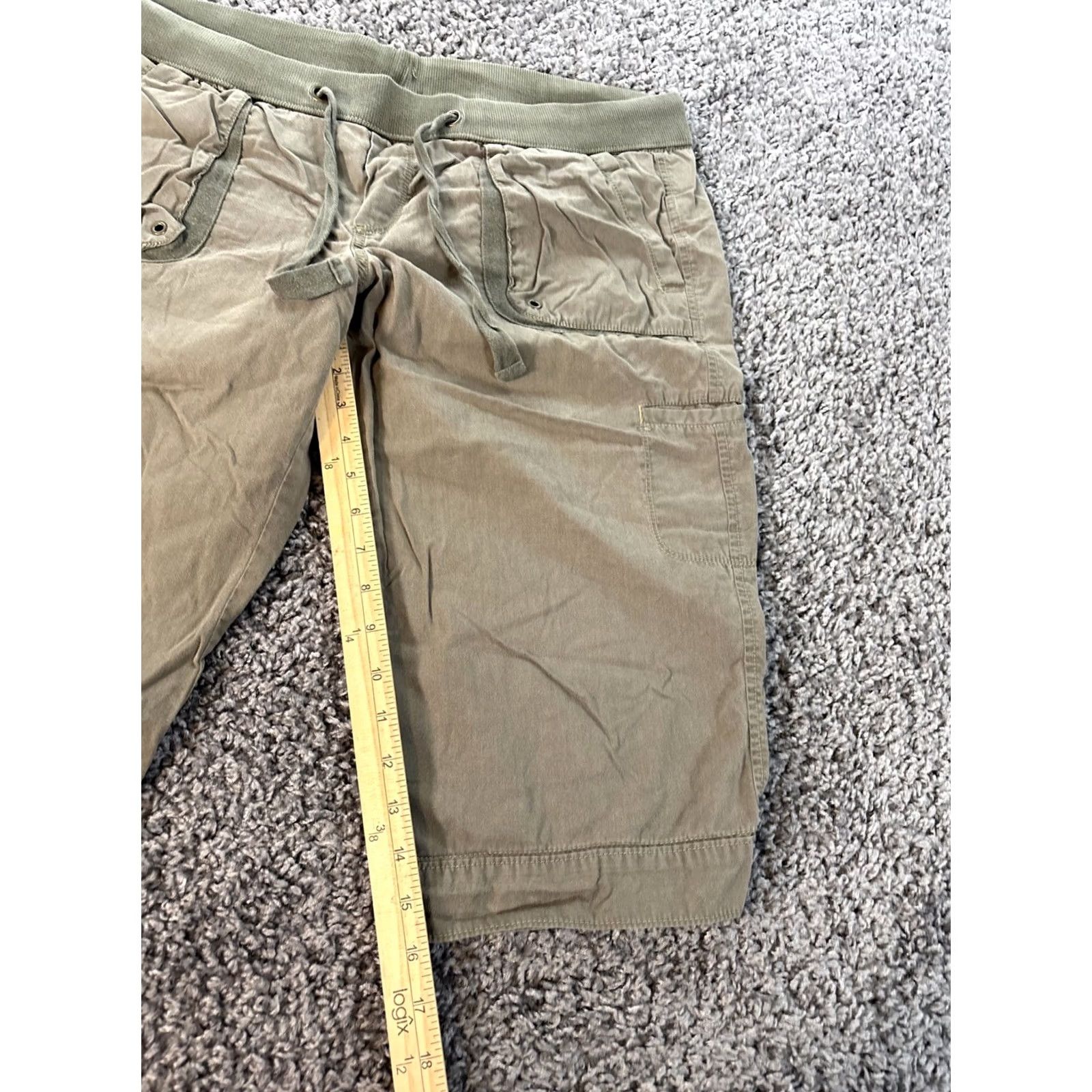 Old Navy VINTAGE Levis Old Navy Capri Jeans Womens L Low Rise Brown Cargo Baggy Y2K Relaxed Capris Ladies L Brown Levis Old Navy Capri Jeans Ladies L Brown Y2K Size 36" / US 14 / IT 50 - 3 Thumbnail