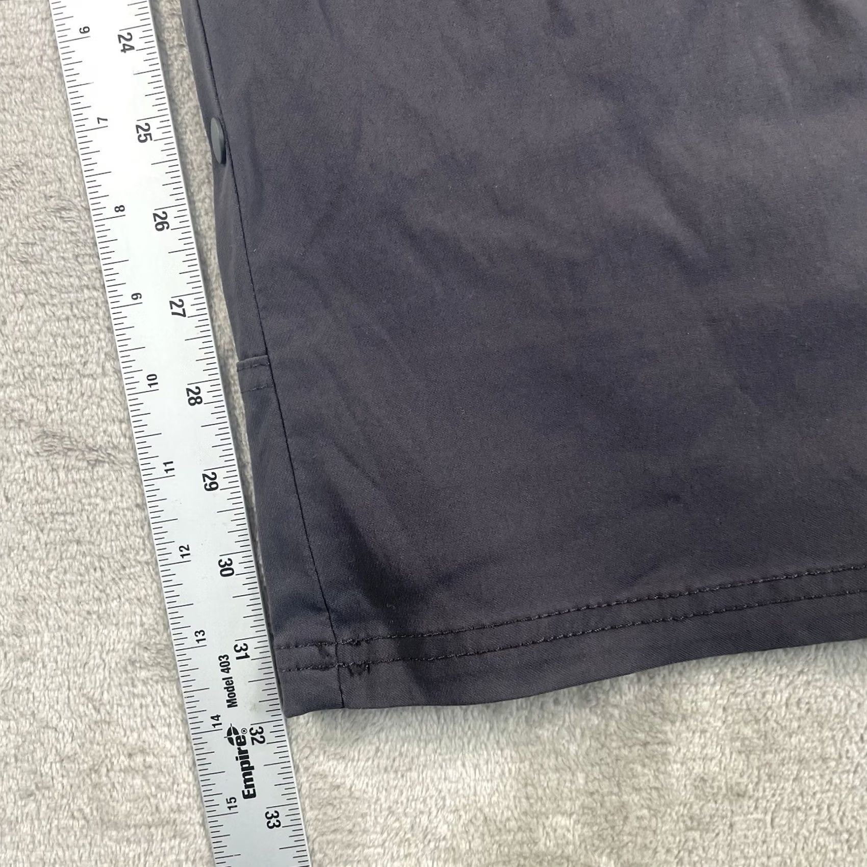 Prana prAna Stretch Zion Straight Pants Men Large 36x32 Gray Cargo 5-Pocket Belted Stretch Nylon Spandex Size US 36 / EU 52 - 7 Thumbnail