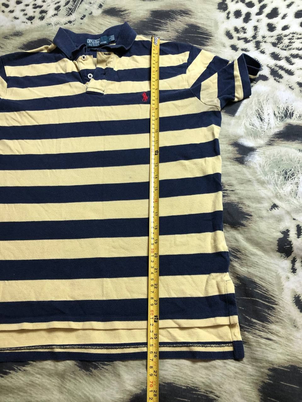 Polo Ralph Lauren Vintage Polo Ralph Lauren Custom Fit Striped Polo Size L Size US L / EU 52-54 / 3 - 11 Thumbnail