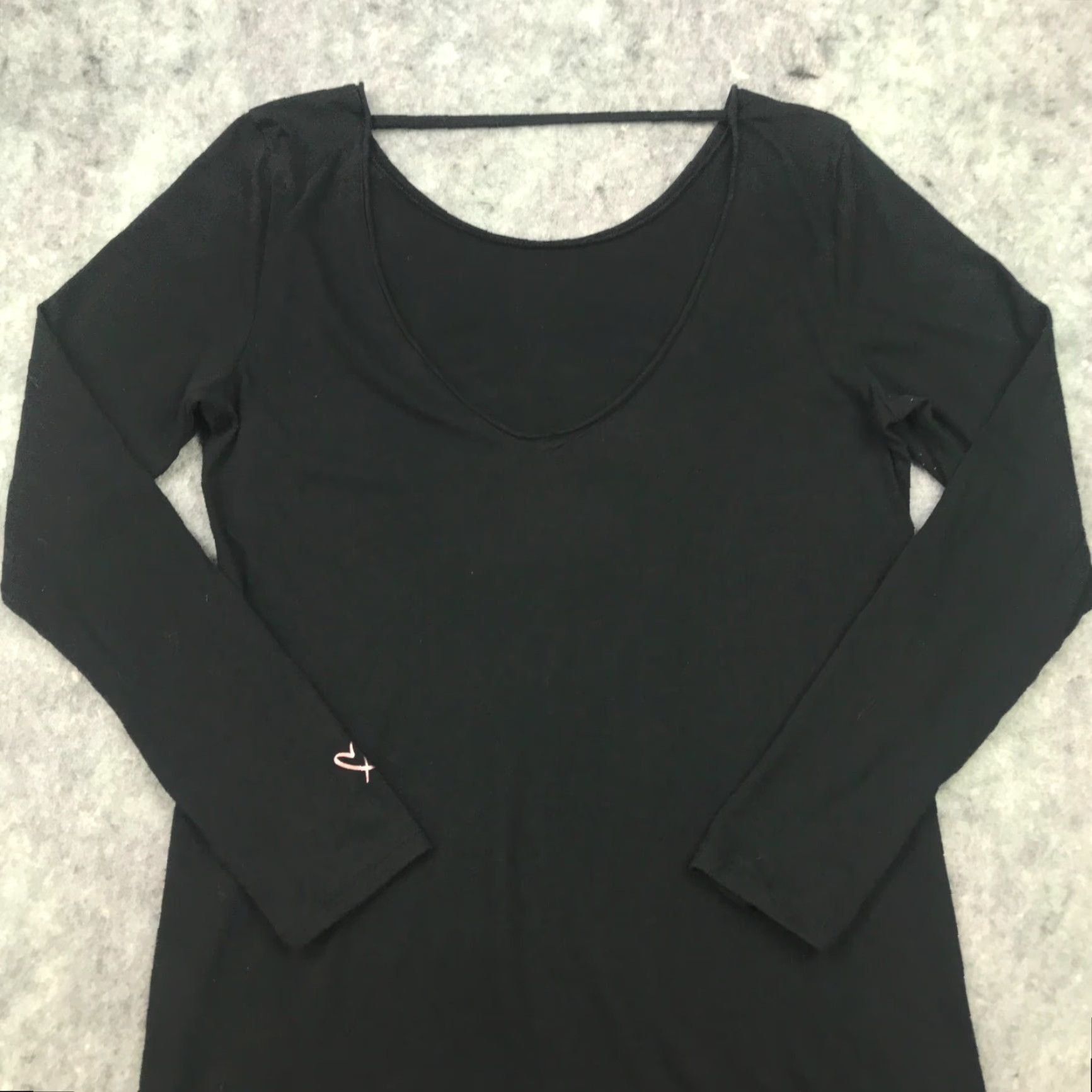 Victoria's Secret Victoria's Secret Shirt Womens Black Long Sleeve Round Neck Tease T-Shirt Small Easy Flowy All Seasons Casual Size S / US 4 / IT 40 - 6 Thumbnail