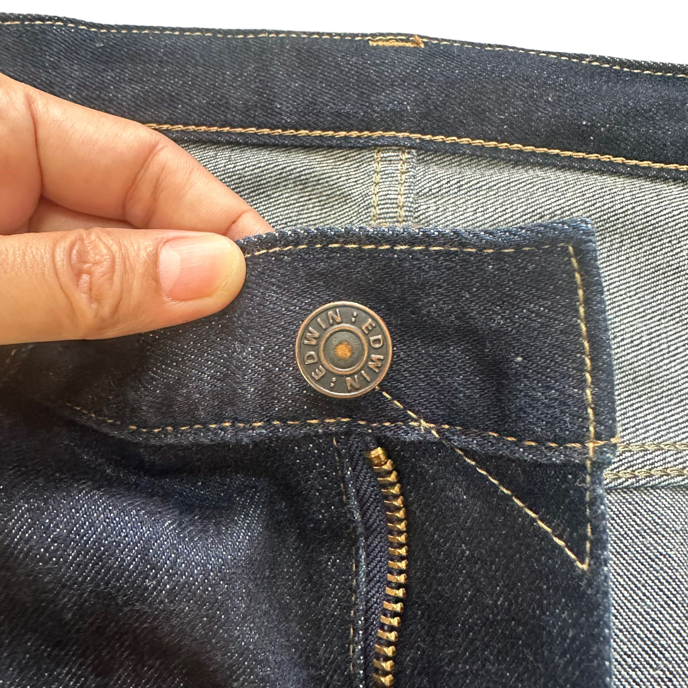 Edwin EDWIN 504 MADE IN JAPAN DENIM PANTS W50-51 #8511-012 Size US 44 / EU 60 - 7 Thumbnail