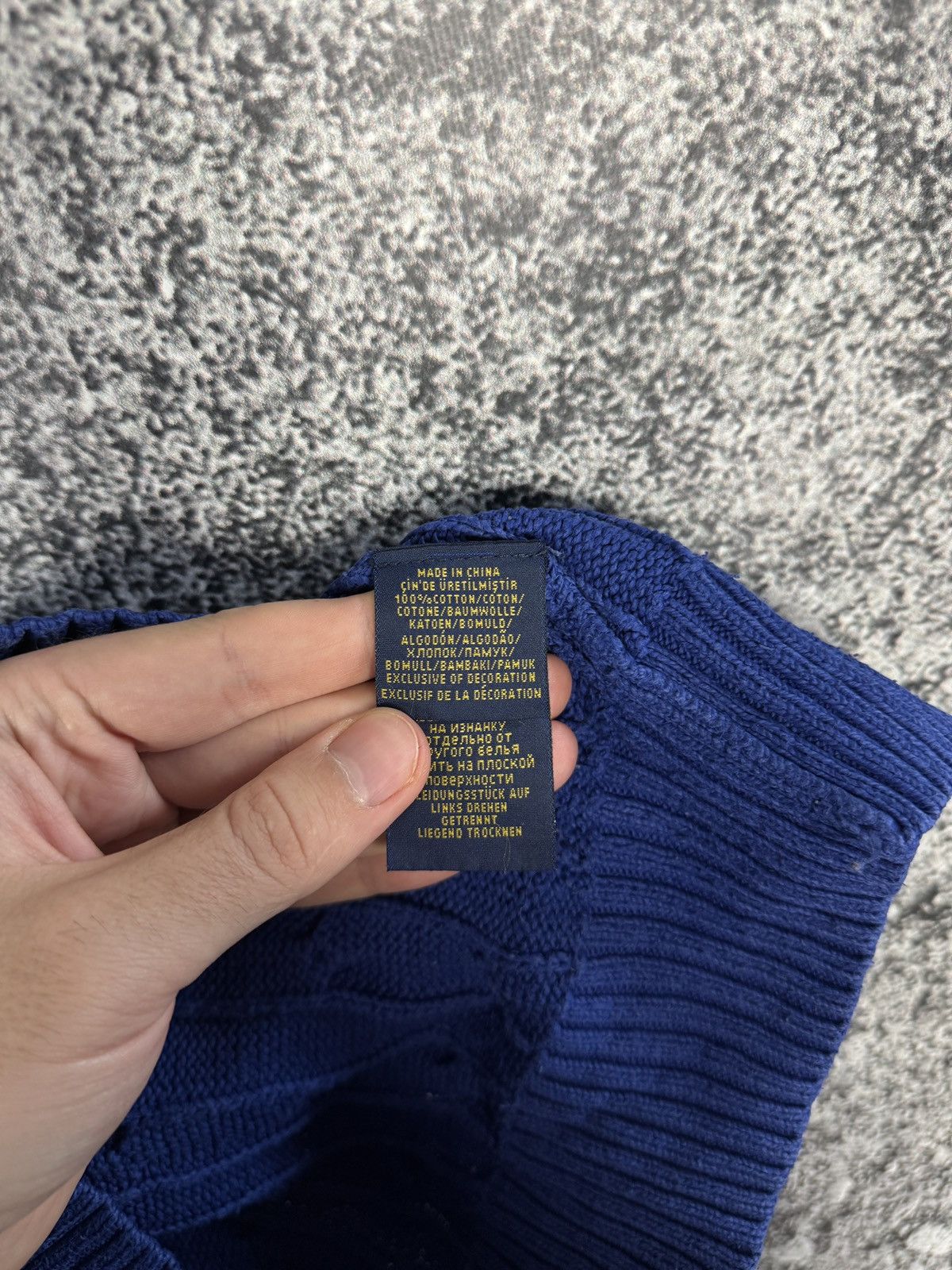 Polo Ralph Lauren Polo Ralph Lauren Cable Knit Sweater Pullover Blue Size M Size US M / EU 48-50 / 2 - 9 Thumbnail