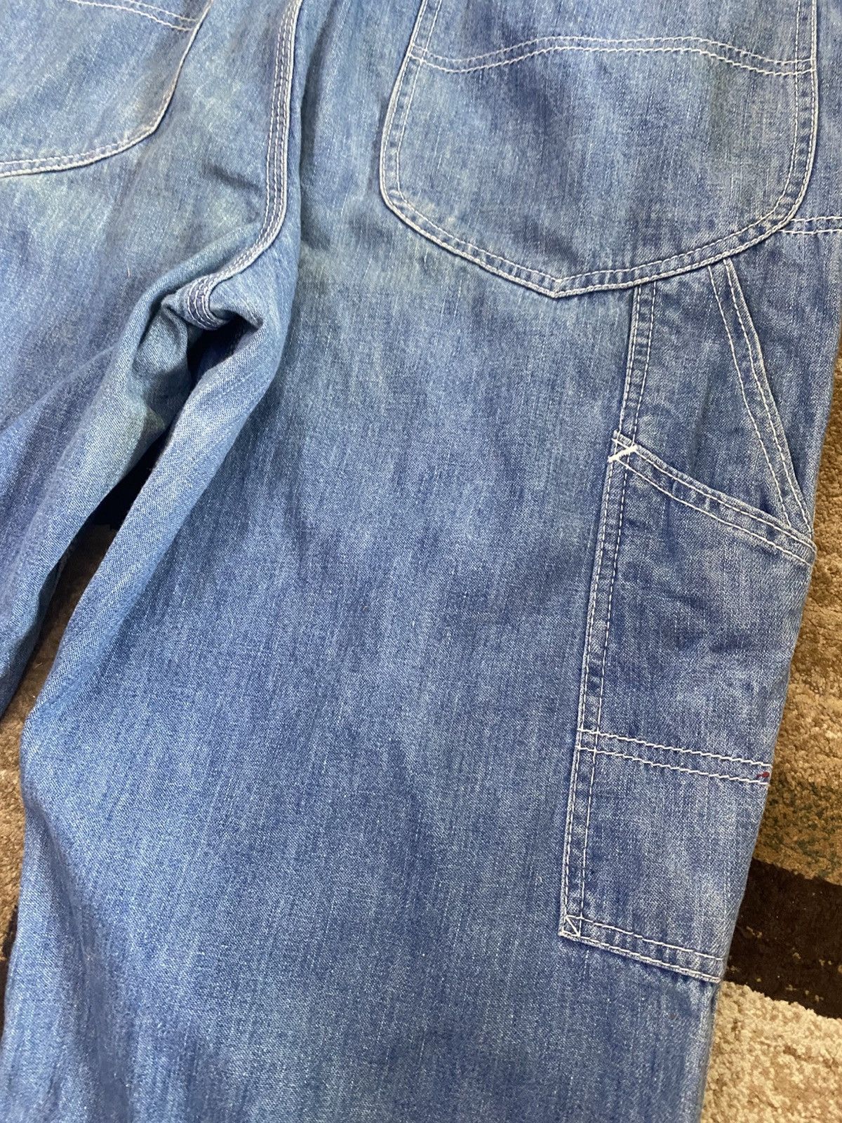 If Six Was Nine × Lee × Vintage Vintage Lee Paint Splatter Carpenter Denim Size US 34 / EU 50 - 12 Thumbnail
