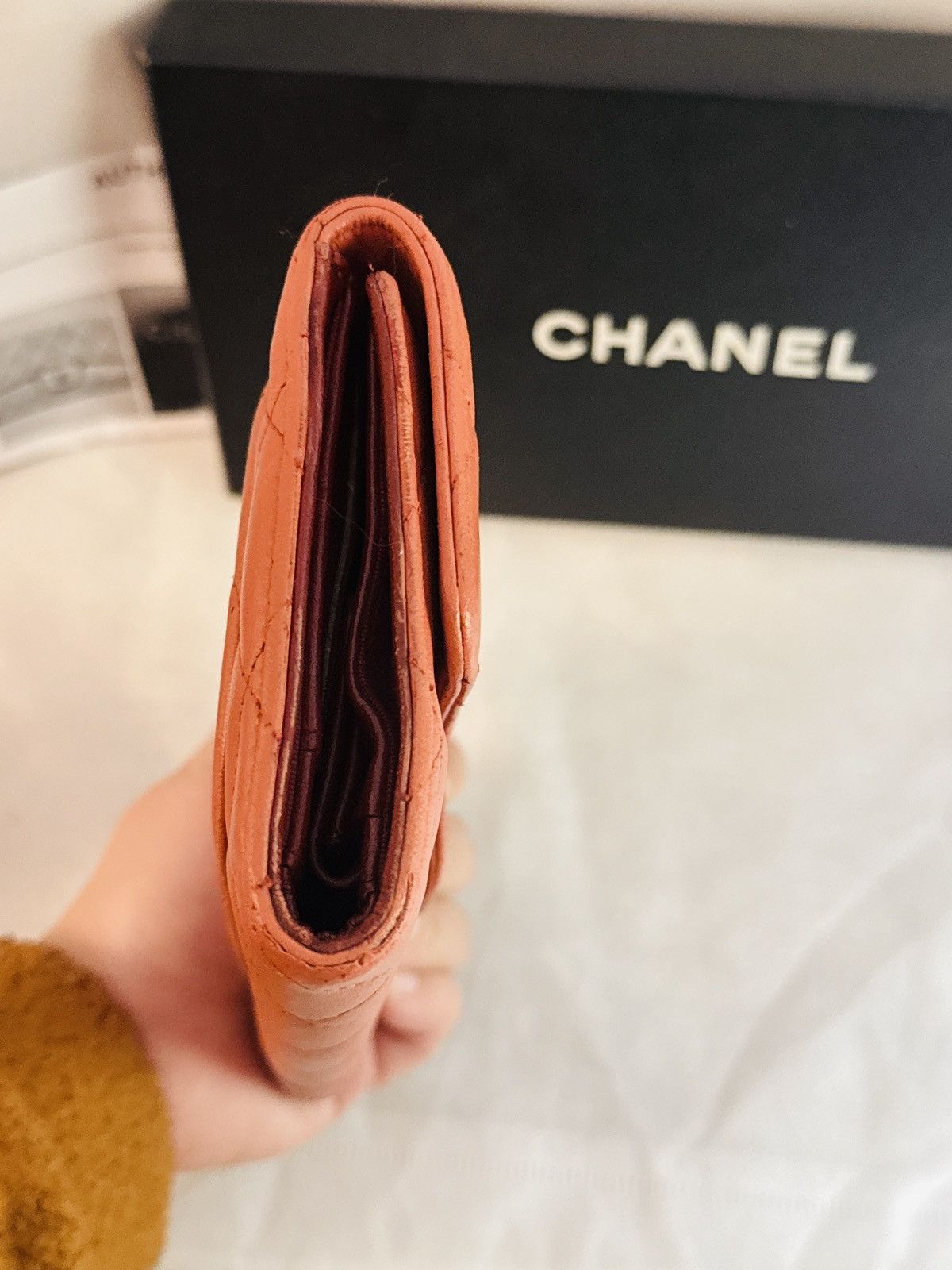 Chanel AUTHENTIC Chanel Timeless/classique Long Flap Quilted Wallet Size ONE SIZE - 12 Thumbnail