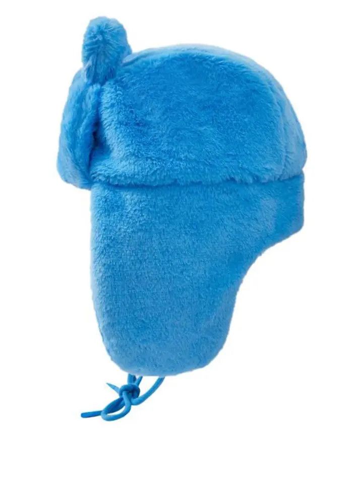 Japanese Brand × Vintage Y2K The Sleepy Cat Face Hat Ushanka Hat Cute Winter Hat Size ONE SIZE - 3 Thumbnail