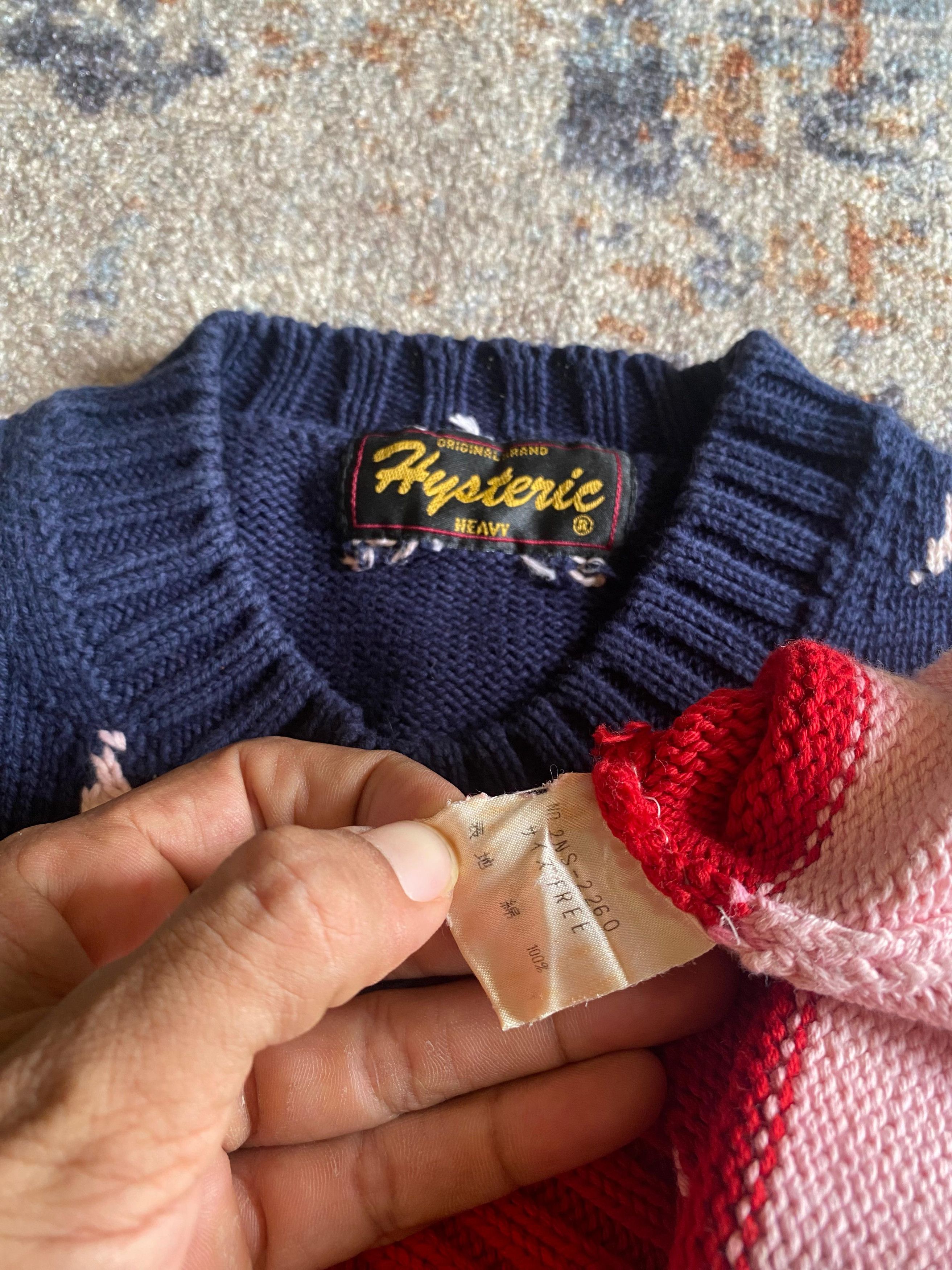 Hysteric Glamour Hysteric Glamour Vintage Knit Size US S / EU 44-46 / 1 - 7 Thumbnail