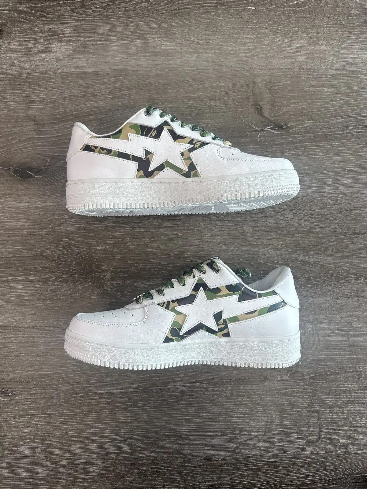 Bape A Bathing Ape BAPE STA “Icon ABC Camo” (Green) Size US 9 / EU 42 - 2 Thumbnail