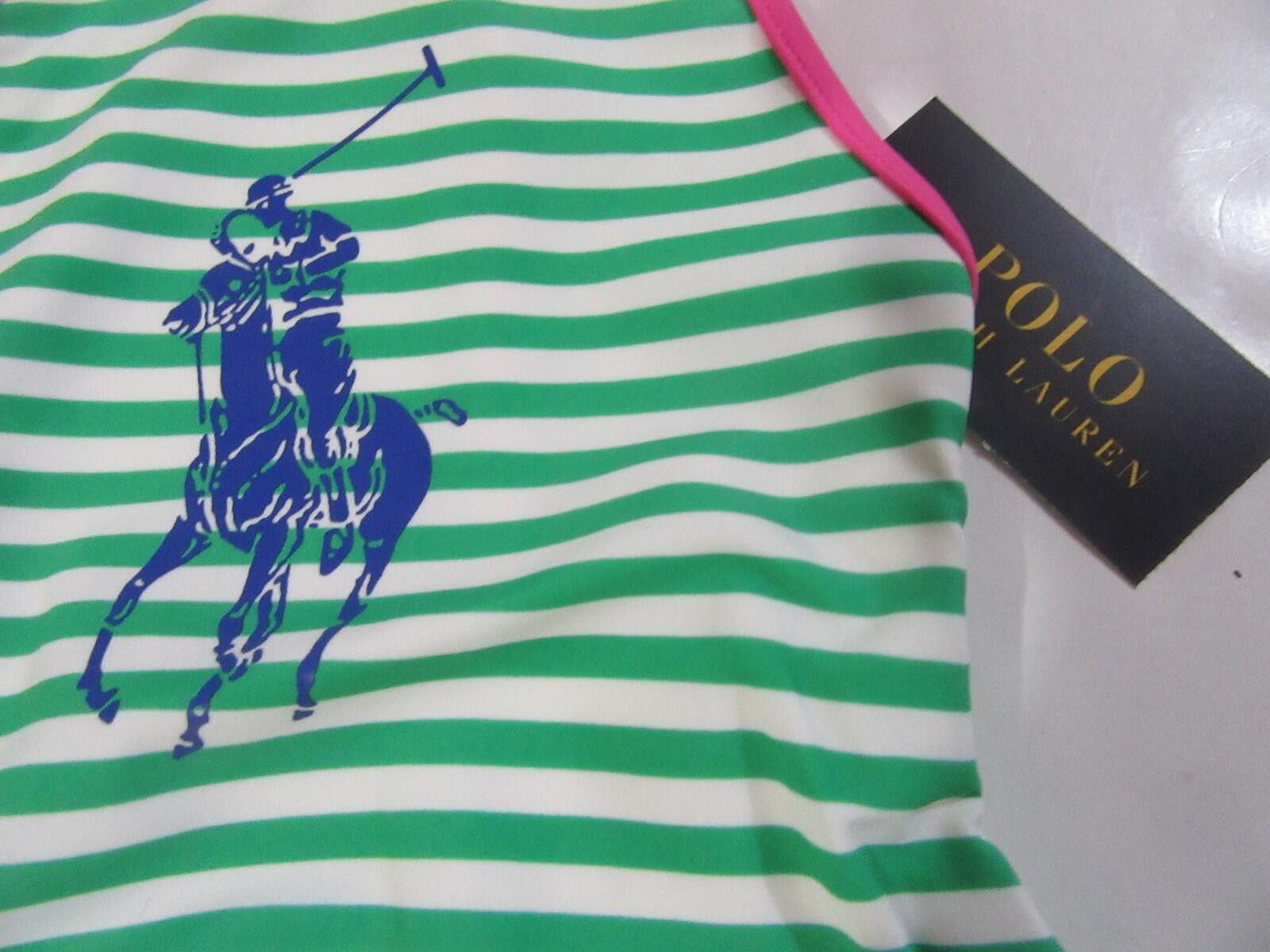 Polo Ralph Lauren Polo Ralph Lauren Infant Girls One Pc. Big Pony Green 12M Size US 26 / EU 42 - 4 Thumbnail