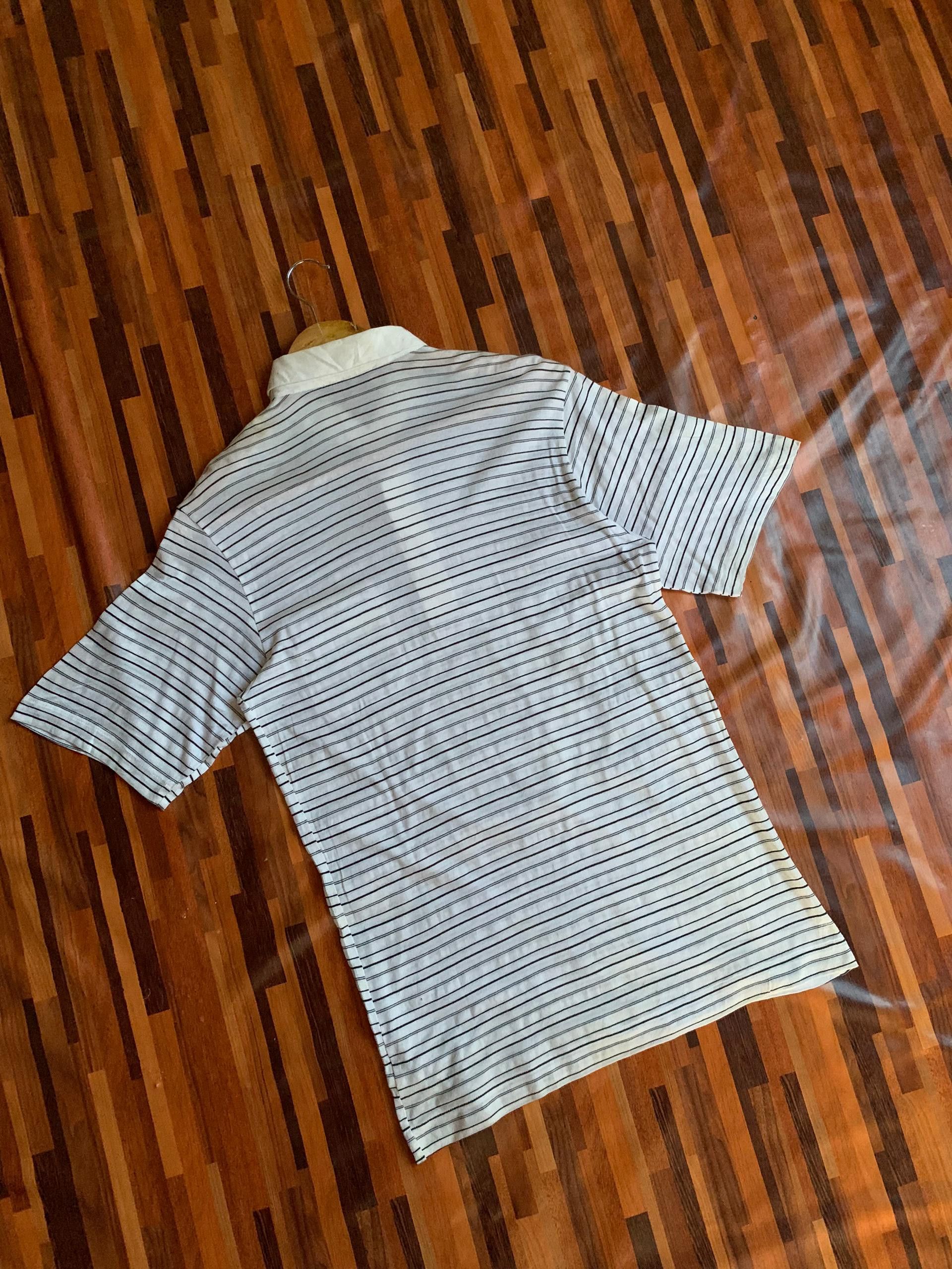 Vintage Vintage 90's BLACK & WHITE Sportswear Polo Shirt Size US M / EU 48-50 / 2 - 8 Thumbnail