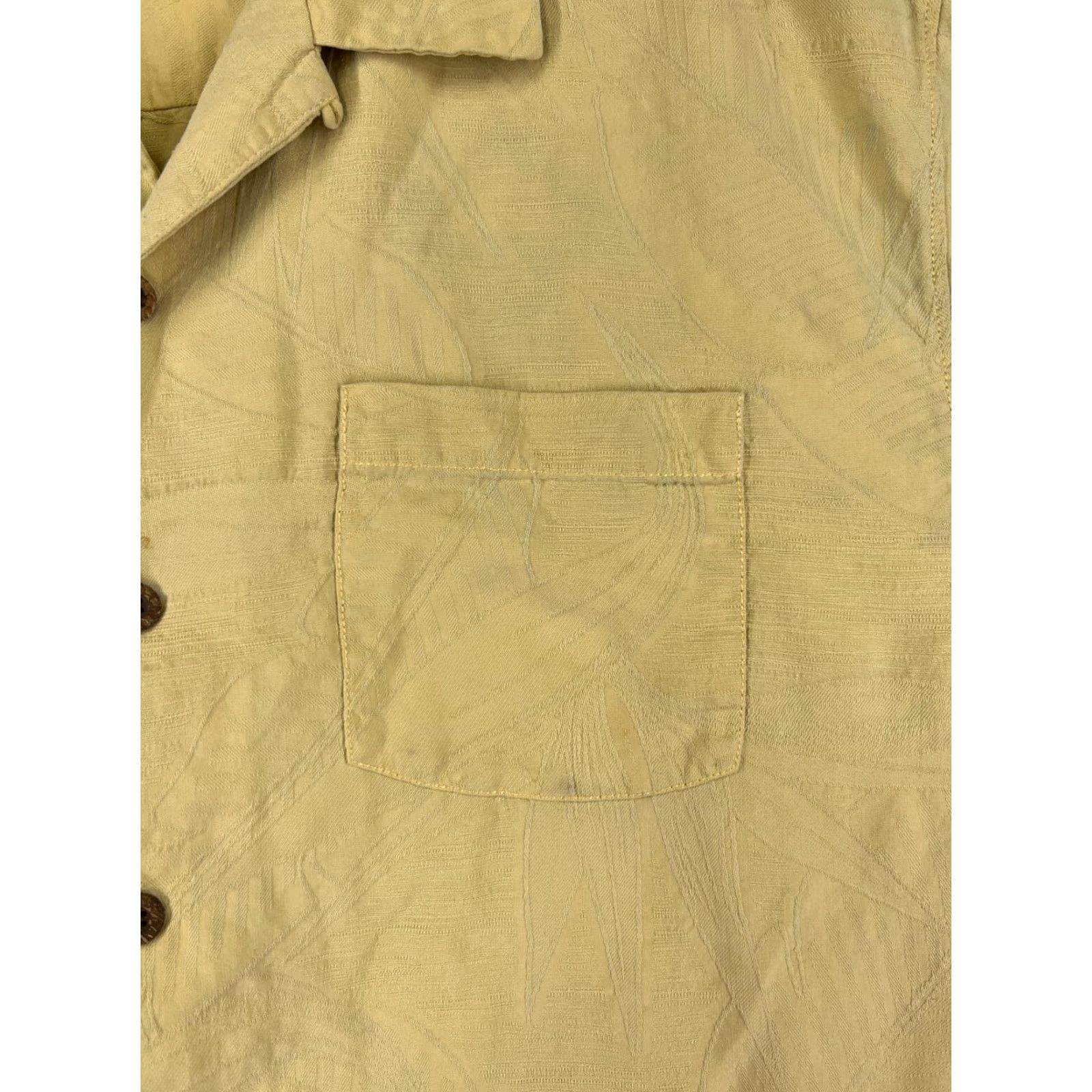 Tommy Bahama Tommy Bahama Shirt Men Large Yellow Bird Paradise Silk Button Up Hawaiian Camp Shirt Mens Regular L Yellow Aloha Beach Vacation Resort Size US L / EU 52-54 / 3 - 4 Thumbnail