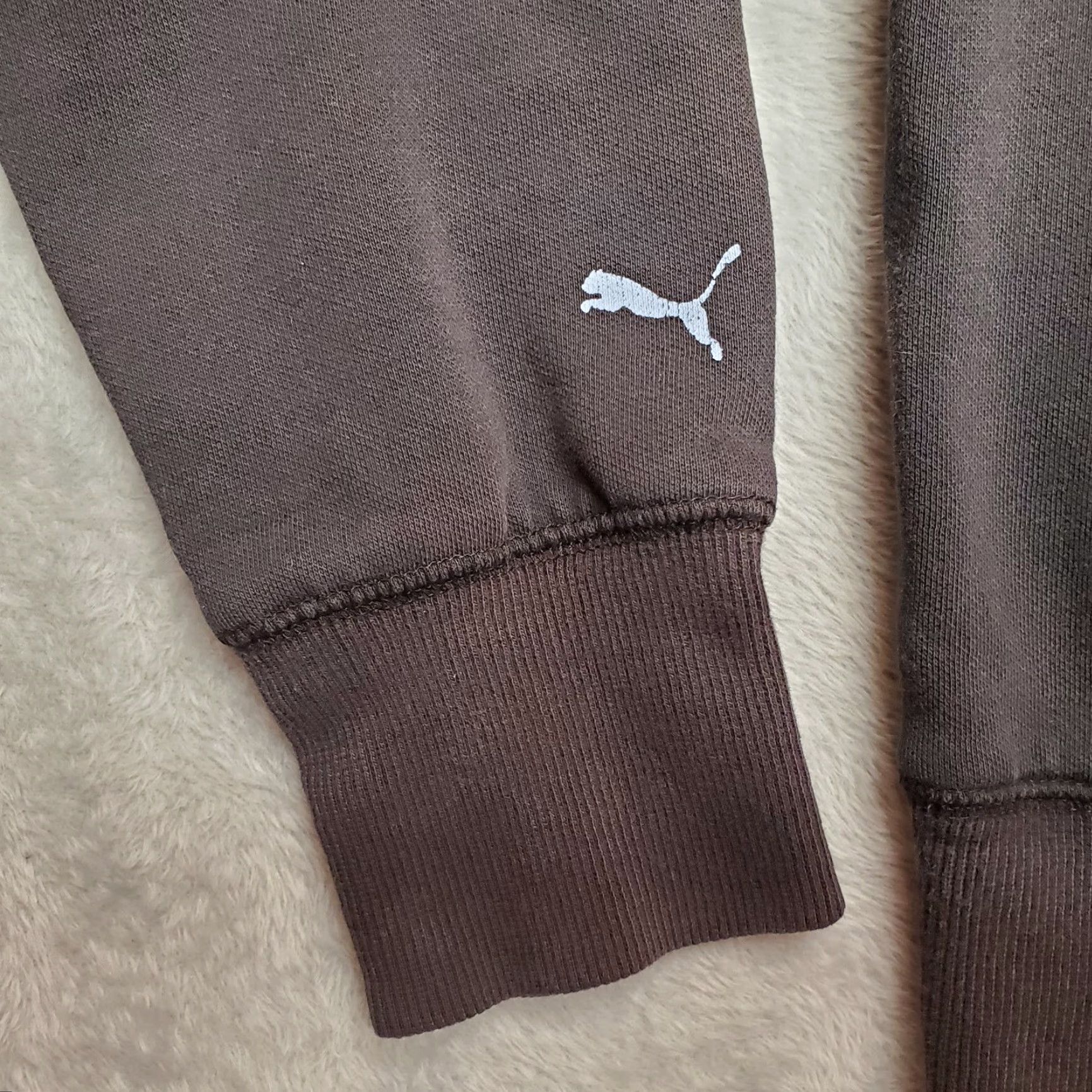 Puma VINTAGE Puma Hoodie Womens M Black Hooded Center Big Logo Sweatshirt Casual Outdoor Mens Womens Girls Boys Size M / US 6-8 / IT 42-44 - 6 Thumbnail