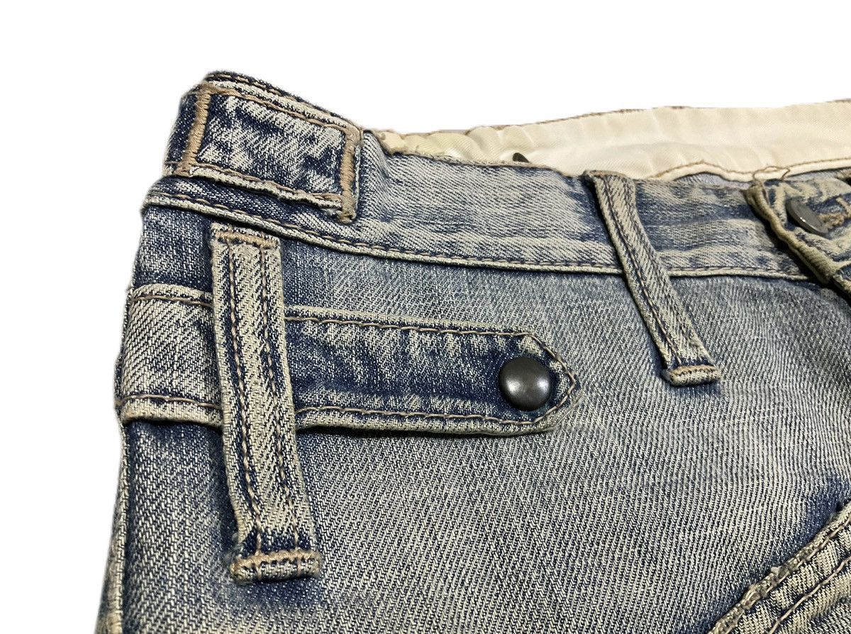 Japanese Brand × Neil Barrett 🔥Archived Neil Barret Distressed Denim Zipper Multi Pockets Size US 32 / EU 48 - 5 Thumbnail