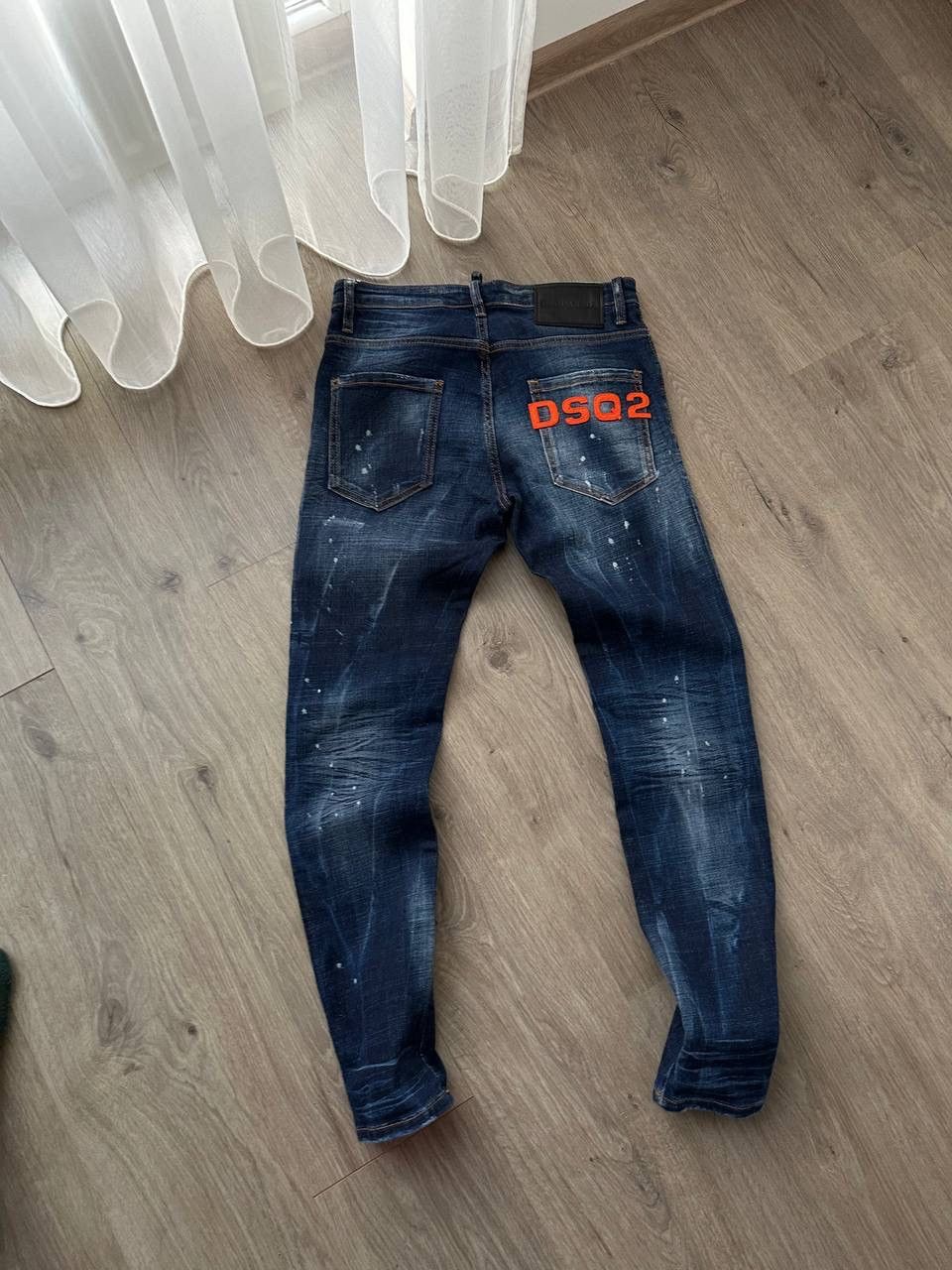 Dsquared2 × Vintage Vintage Disquared2 Denim Big Logo Pants Size US 32 / EU 48 - 3 Thumbnail