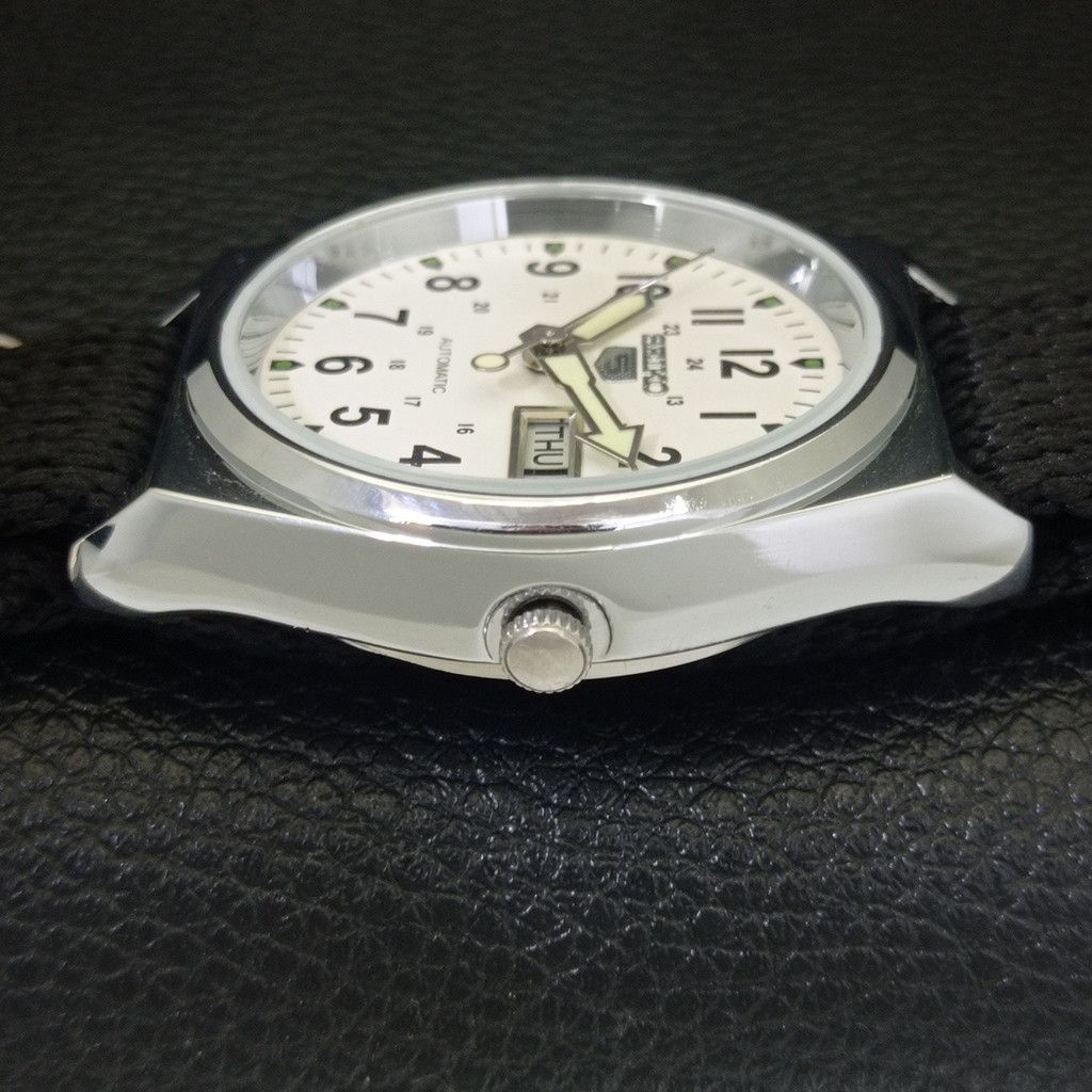 Seiko REFURBISHED VINTAGE SEIKO 5 AUTO JAPAN MENS WATCH a441734 Size 38 - 5 Thumbnail