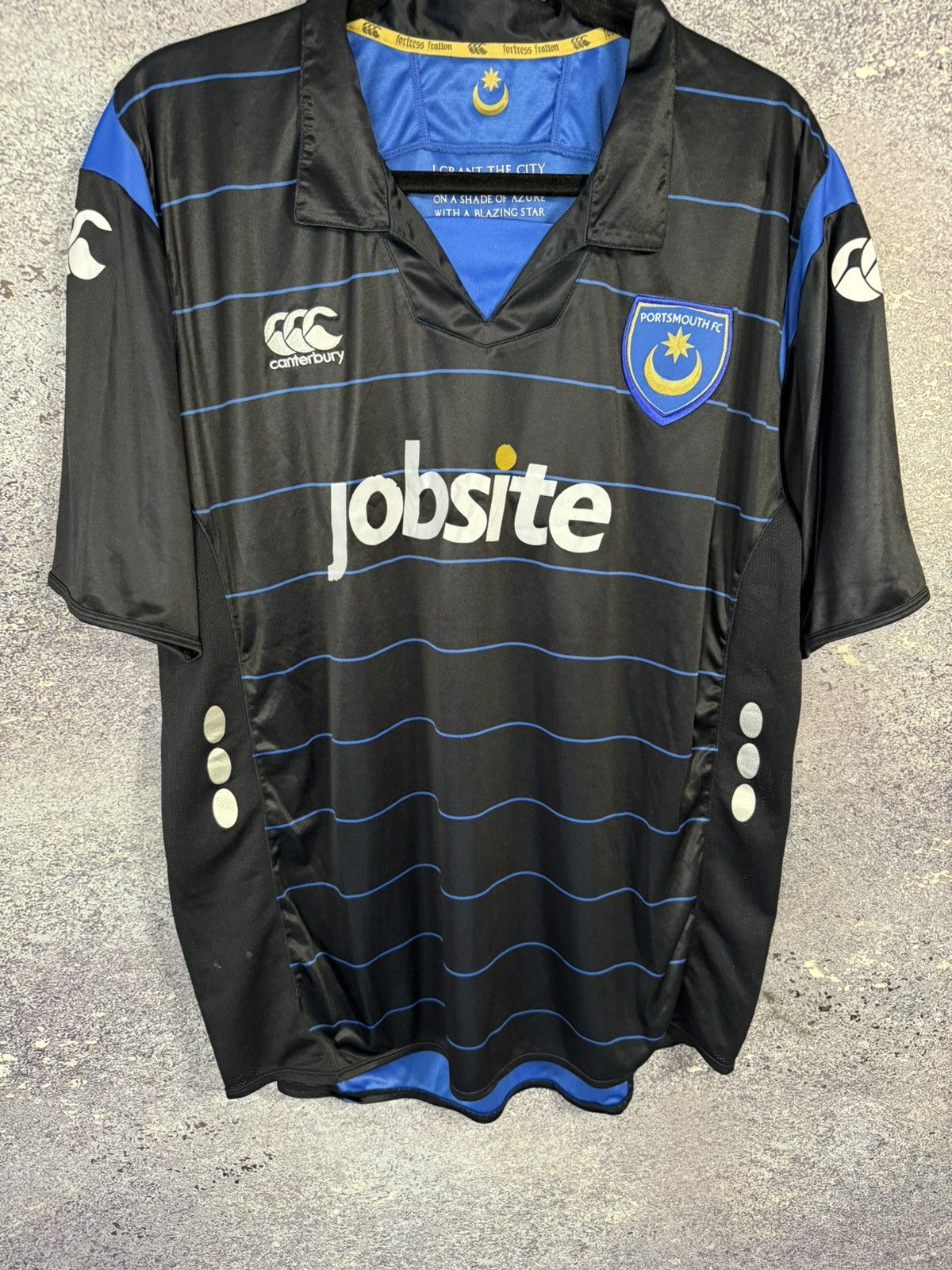 Canterbury of New Zealand × Vintage Vintage Portsmouth 2009/10 Canterbury Jersey Blokcore XL siz Size US XL / EU 56 / 4 - 4 Thumbnail