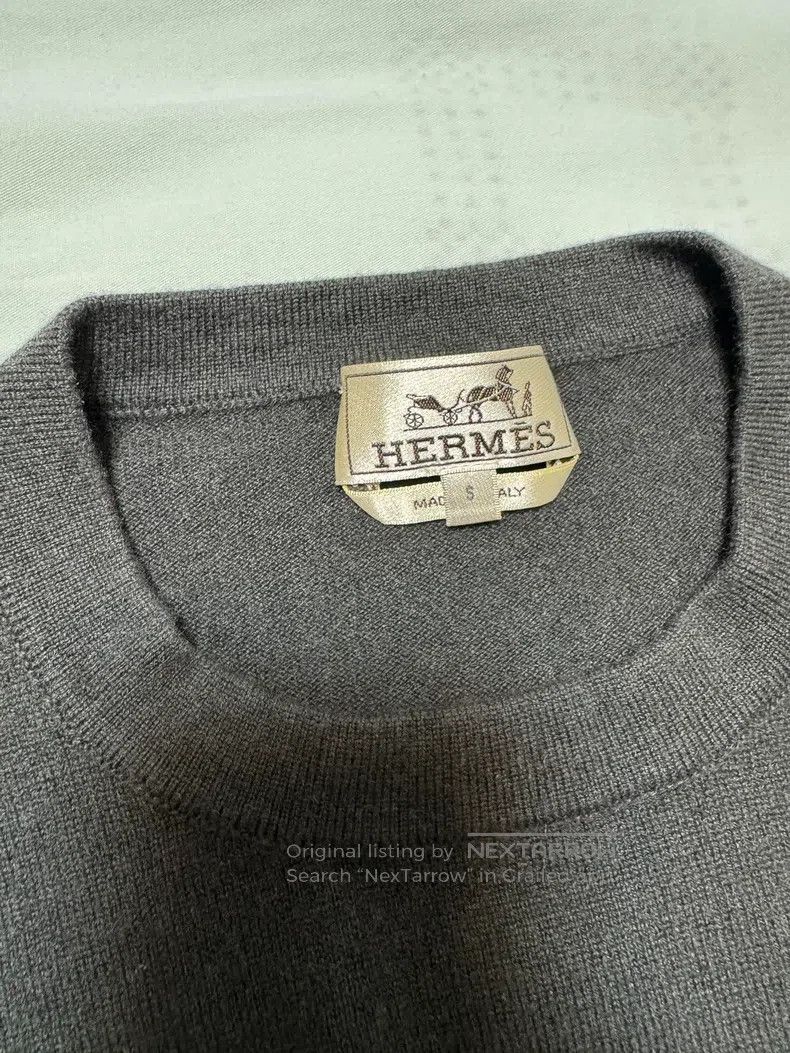 Hermes Hermes Cashmere sweater, 66% cashmere +34% wool. Unique co Size US S / EU 44-46 / 1 - 6 Thumbnail