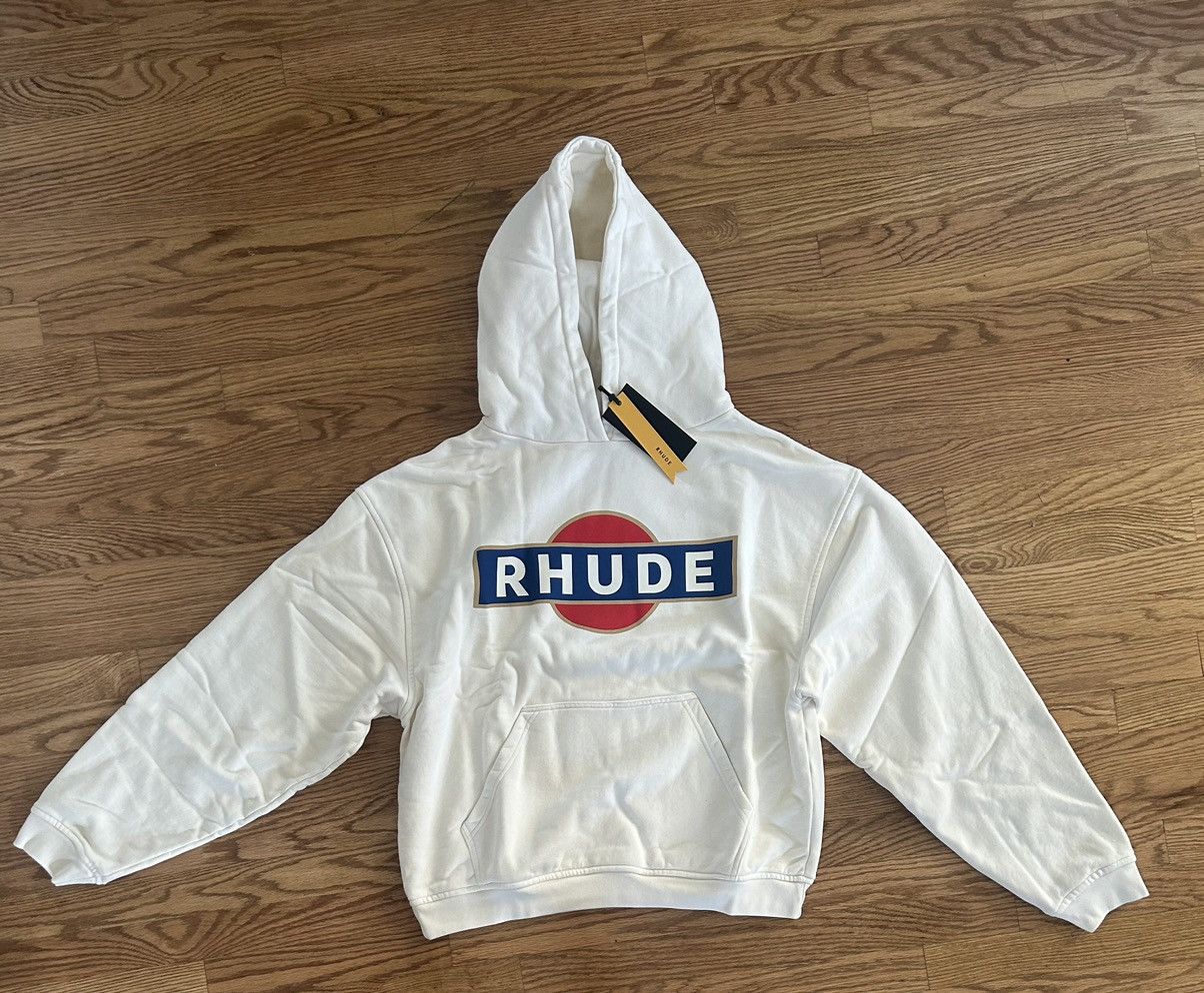 Rhude Vintage white Rhude Hoodie Size US M / EU 48-50 / 2 - 3 Thumbnail