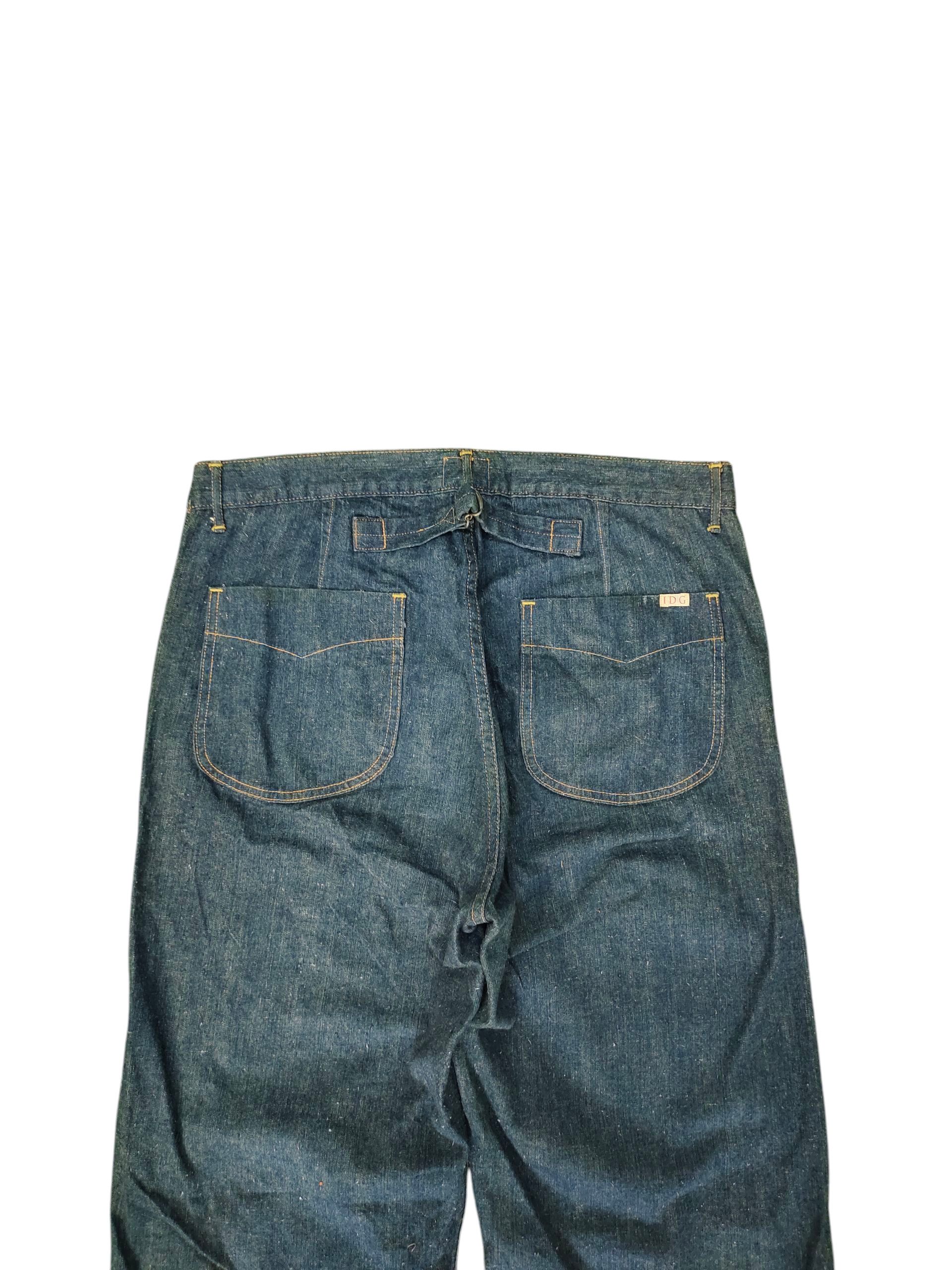Number (N)ine × Undercover Idg Indigo Japan Buckle Back Fatigue Denim Pants Nam Era Size US 34 / EU 50 - 9 Thumbnail