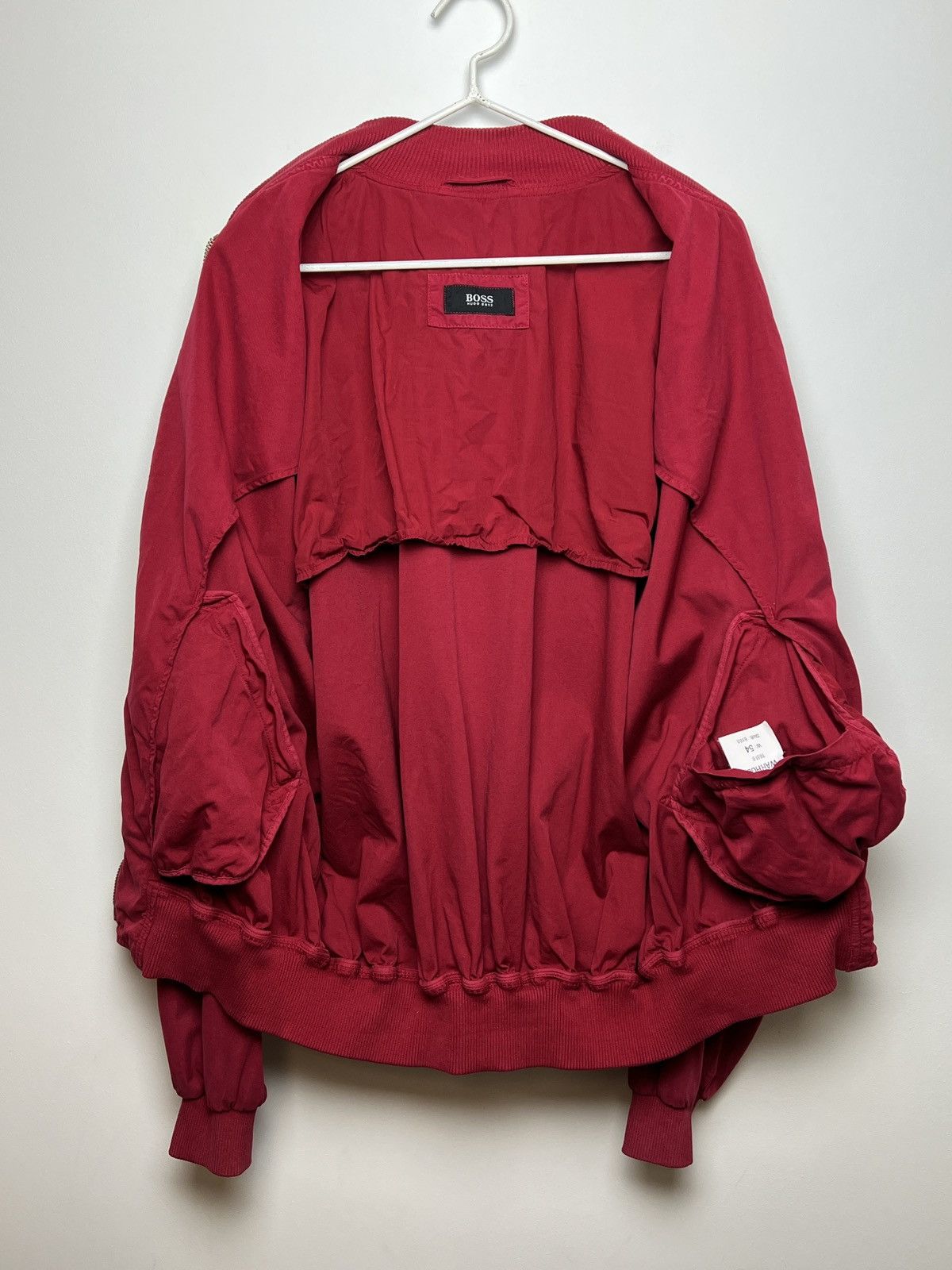 Hugo Boss boss y2k vintage cherry red skinhead bomber jacket Size US L / EU 52-54 / 3 - 11 Thumbnail