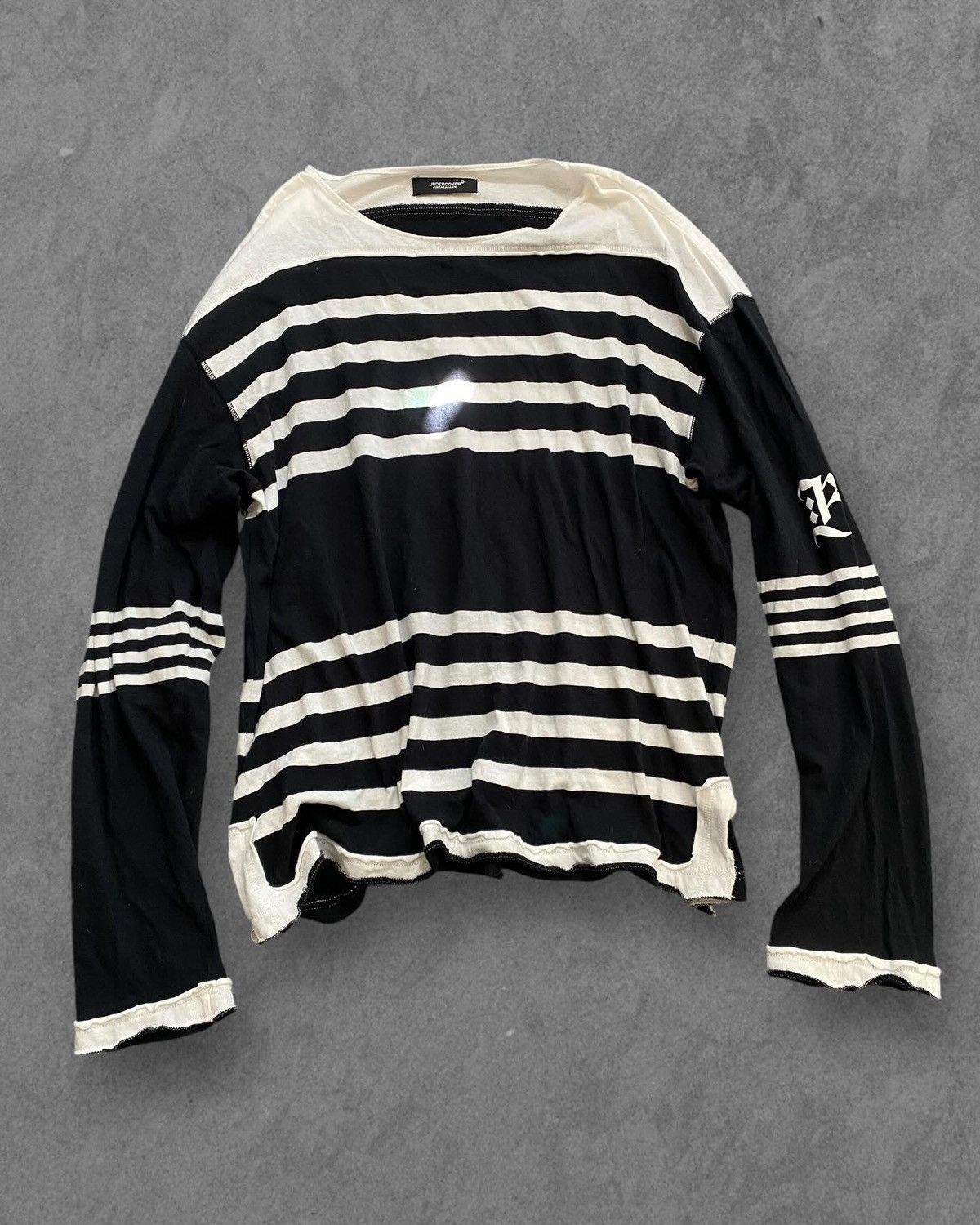 トップス 10AW Undercover Stripe Long Sleeve Size4 Undercover Undercover striped long sleeve shirt | Grailed
