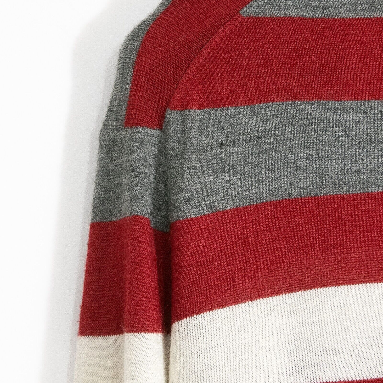 Kappa × Vintage Kappa Wool Blend Striped Sweater XL - Lightweight Distressed Size US XL / EU 56 / 4 - 11 Thumbnail