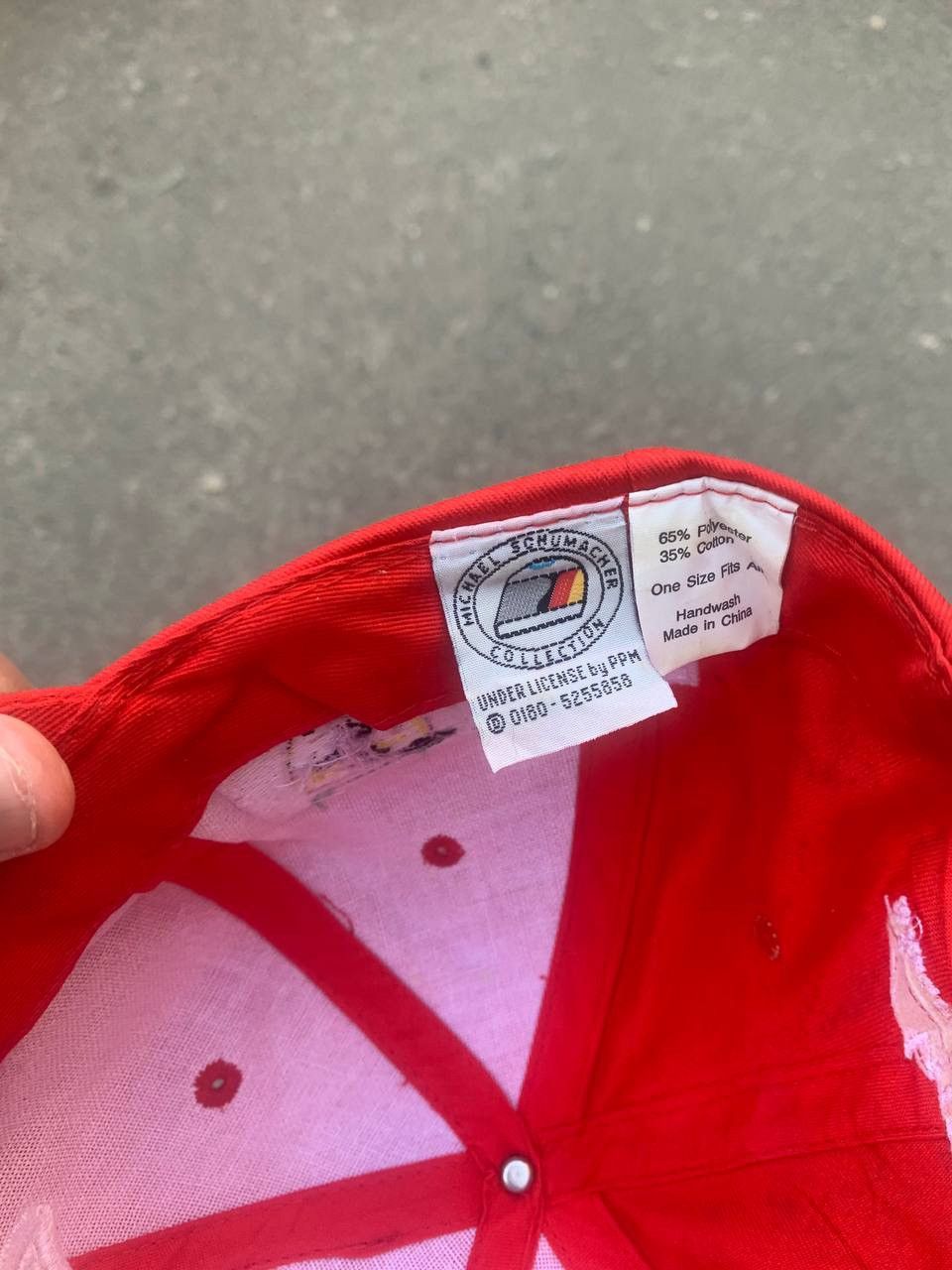 NASCAR VINTAGE FERRARI MICHAEL SCHUMACHER F1 CAP RETRO RACING 90s Size ONE SIZE - 8 Thumbnail
