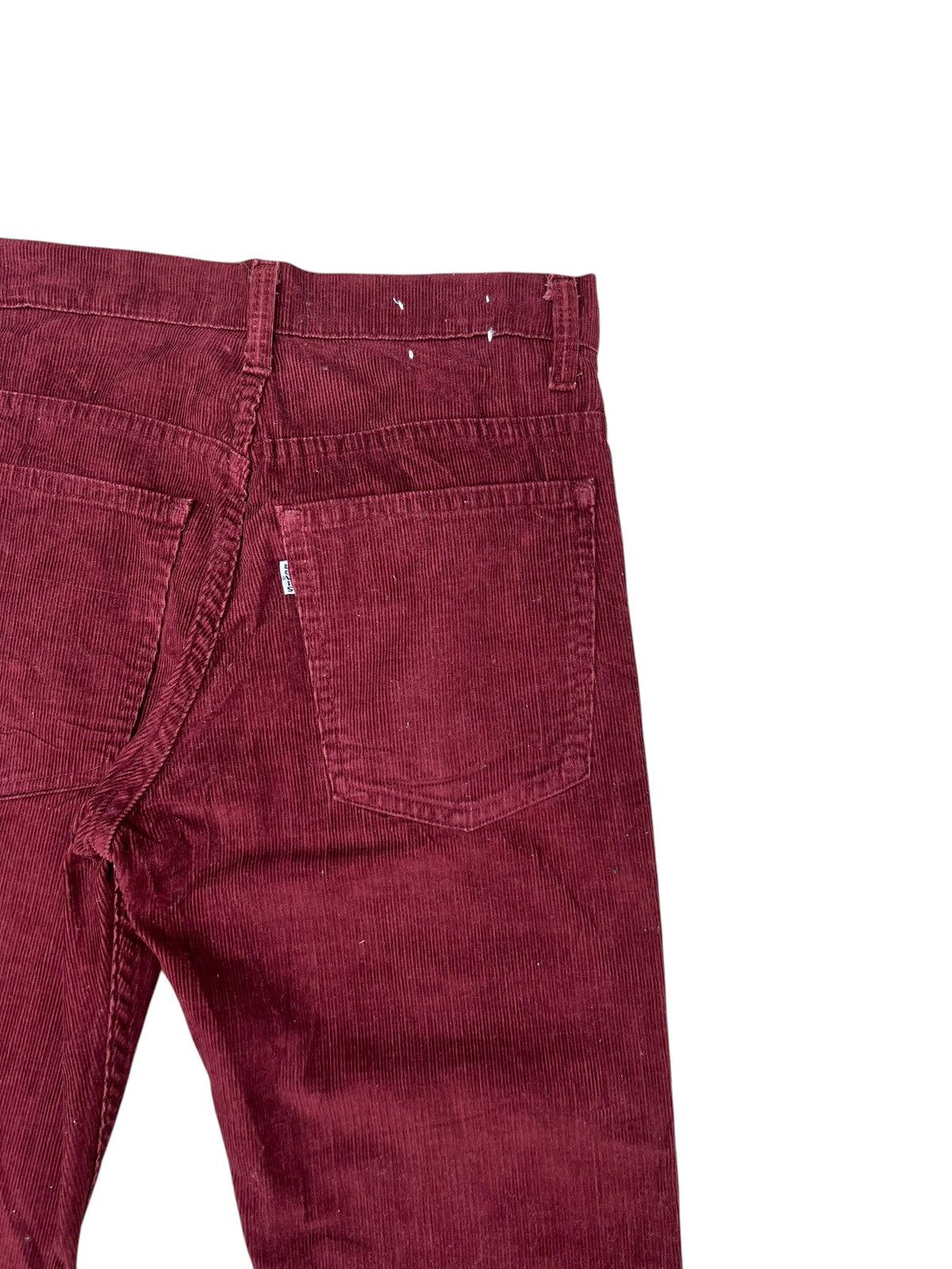Levi's Vintage 70s Levi’s 646 Maroon Corduroy Bootcut Jeans Size US 29 - 18 Thumbnail