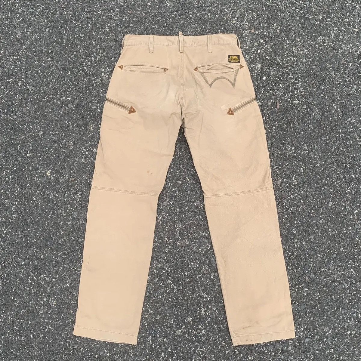 StraightFaded RUSTY DIRTY🔥JAPANESE VINTAGE TROUSERS FADED DISTRESSED PANT Size US 31 - 11 Thumbnail