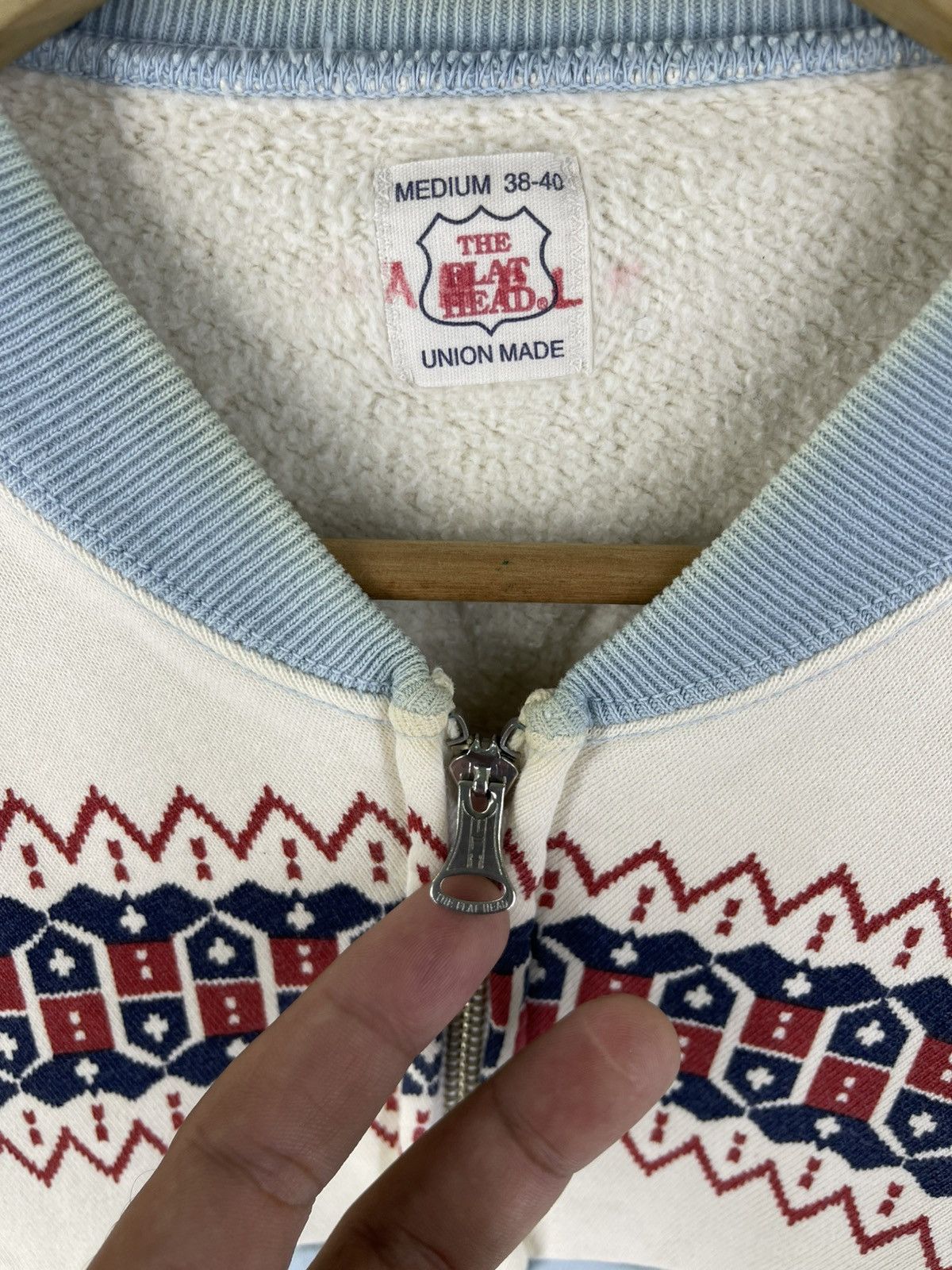 The Flat Head Vintage The Flat Head 11oz Snowflake Loopwheeled Sweatshirt Size US M / EU 48-50 / 2 - 4 Thumbnail