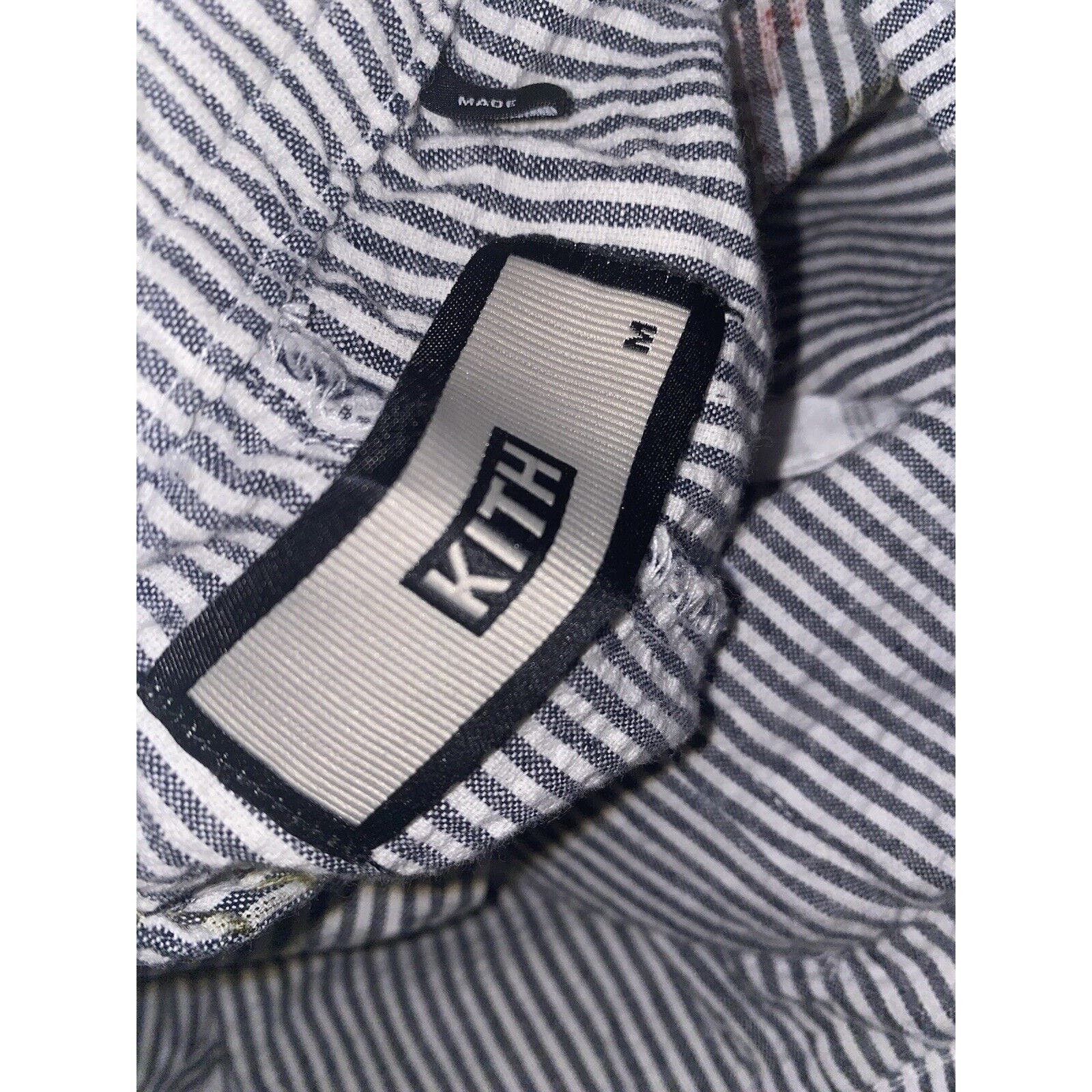 Kith Floral Seersucker Stryker Pant Navy/white Sz Med