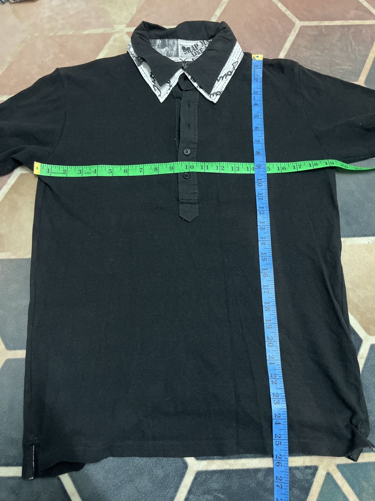 Beaumere 💥Offer💥Beaumere Punk Double Collar Polo Shirts Size US M / EU 48-50 / 2 - 14 Thumbnail