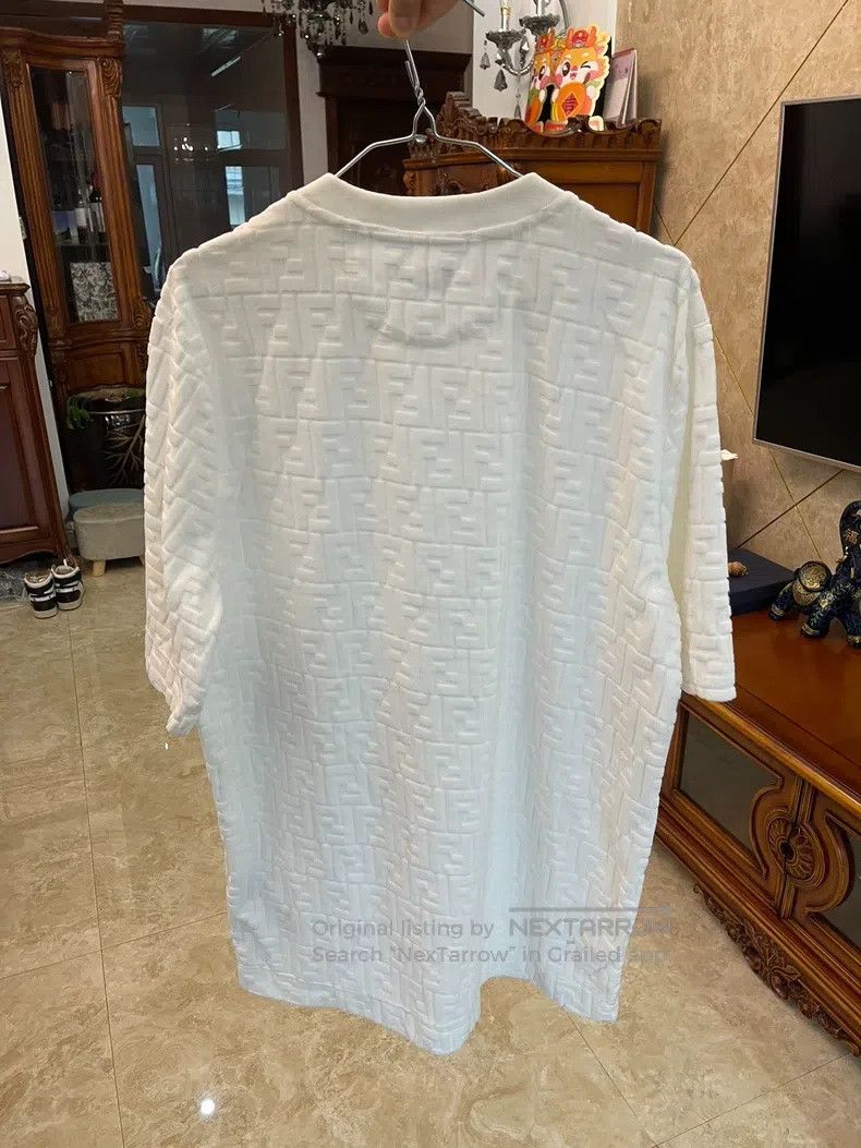 Fendi Fendi Classic Towel Style T-shirt with Full Logo Design, 3 Size US L / EU 52-54 / 3 - 2 Thumbnail